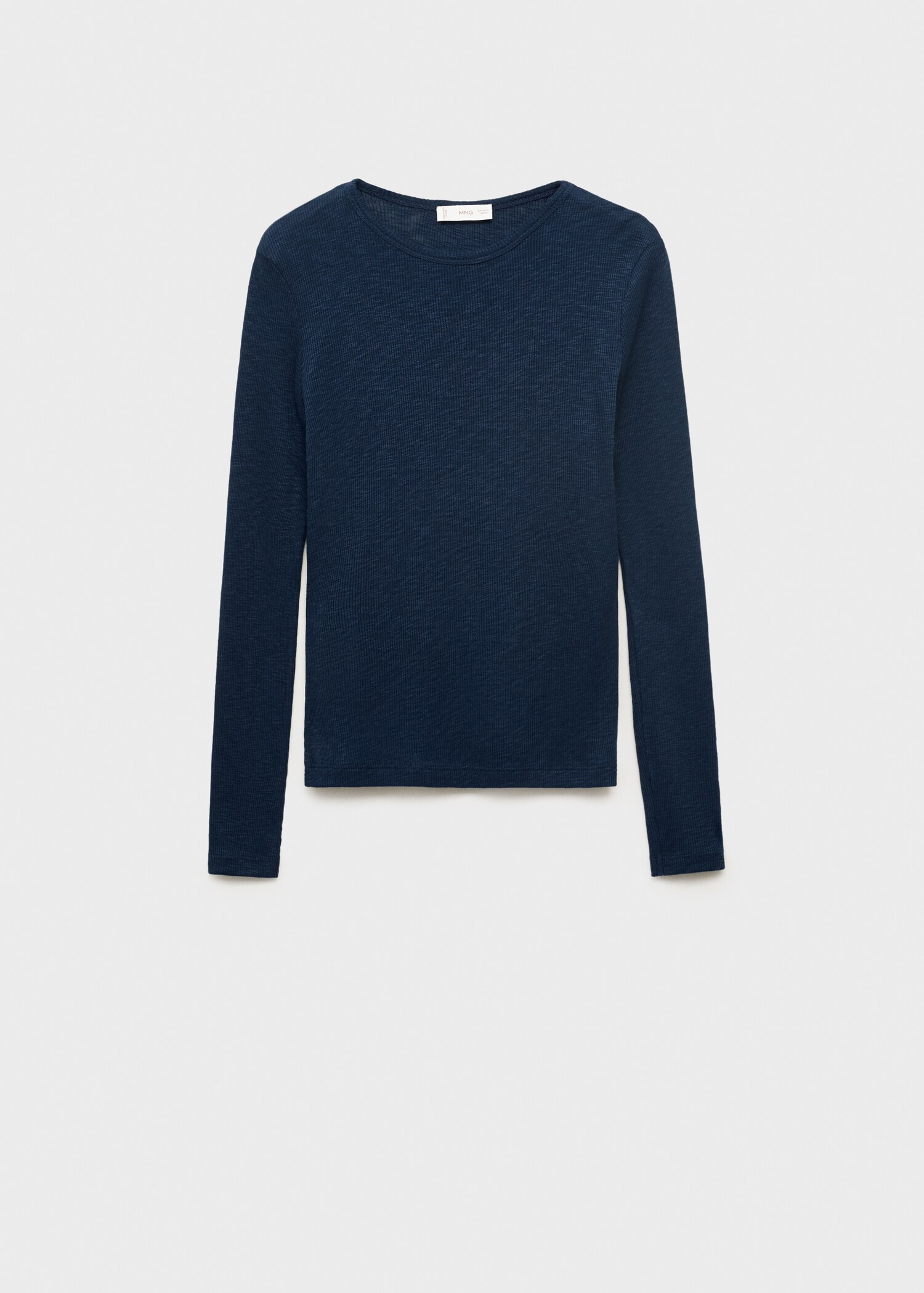 Long-sleeved knitted t-shirt - Article without model