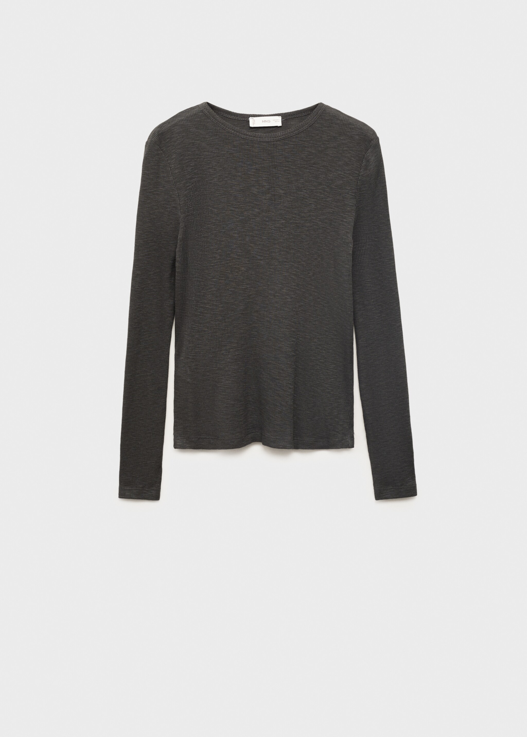 Long-sleeved knitted t-shirt - Article without model
