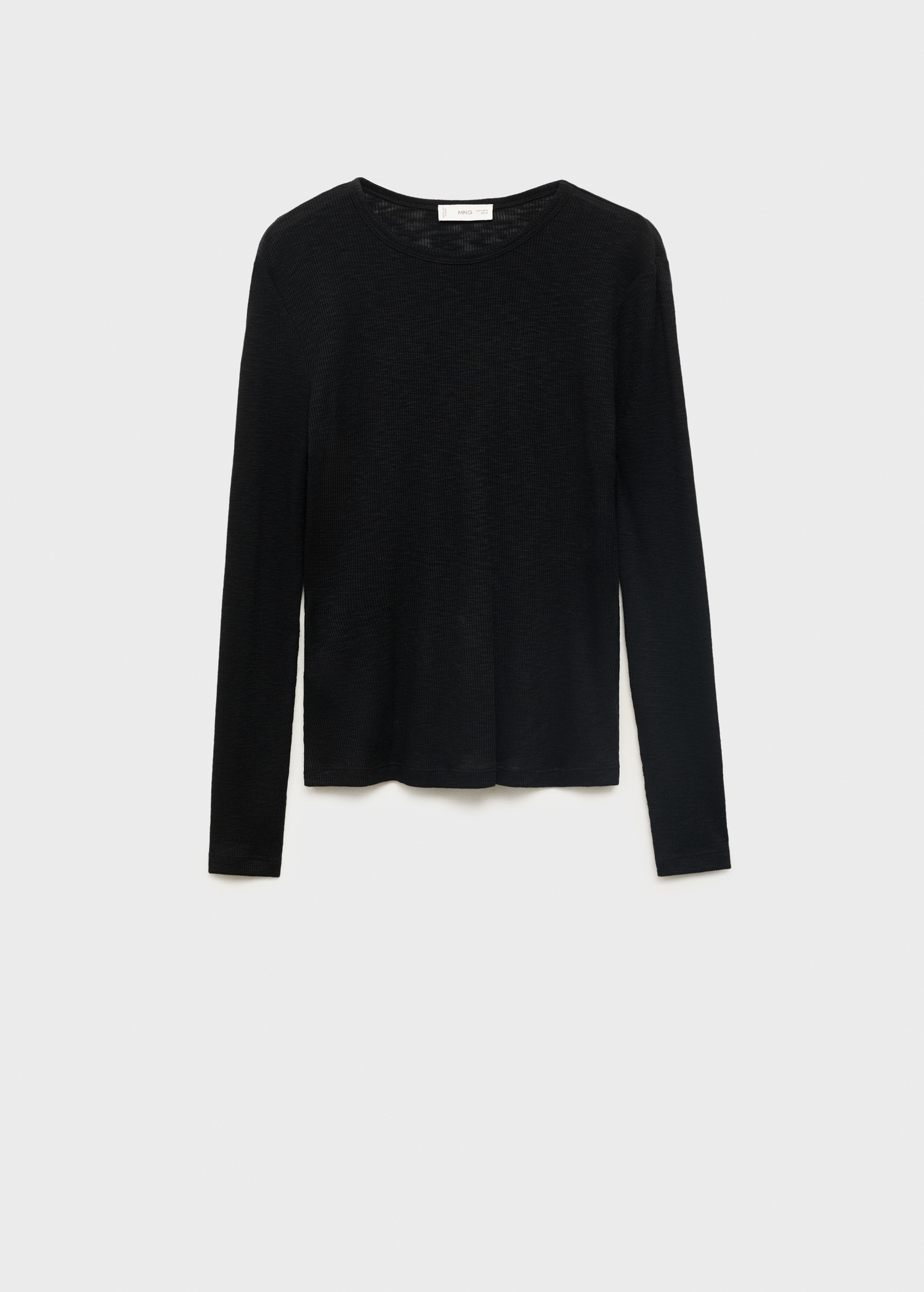 Long-sleeved knitted t-shirt - Article without model
