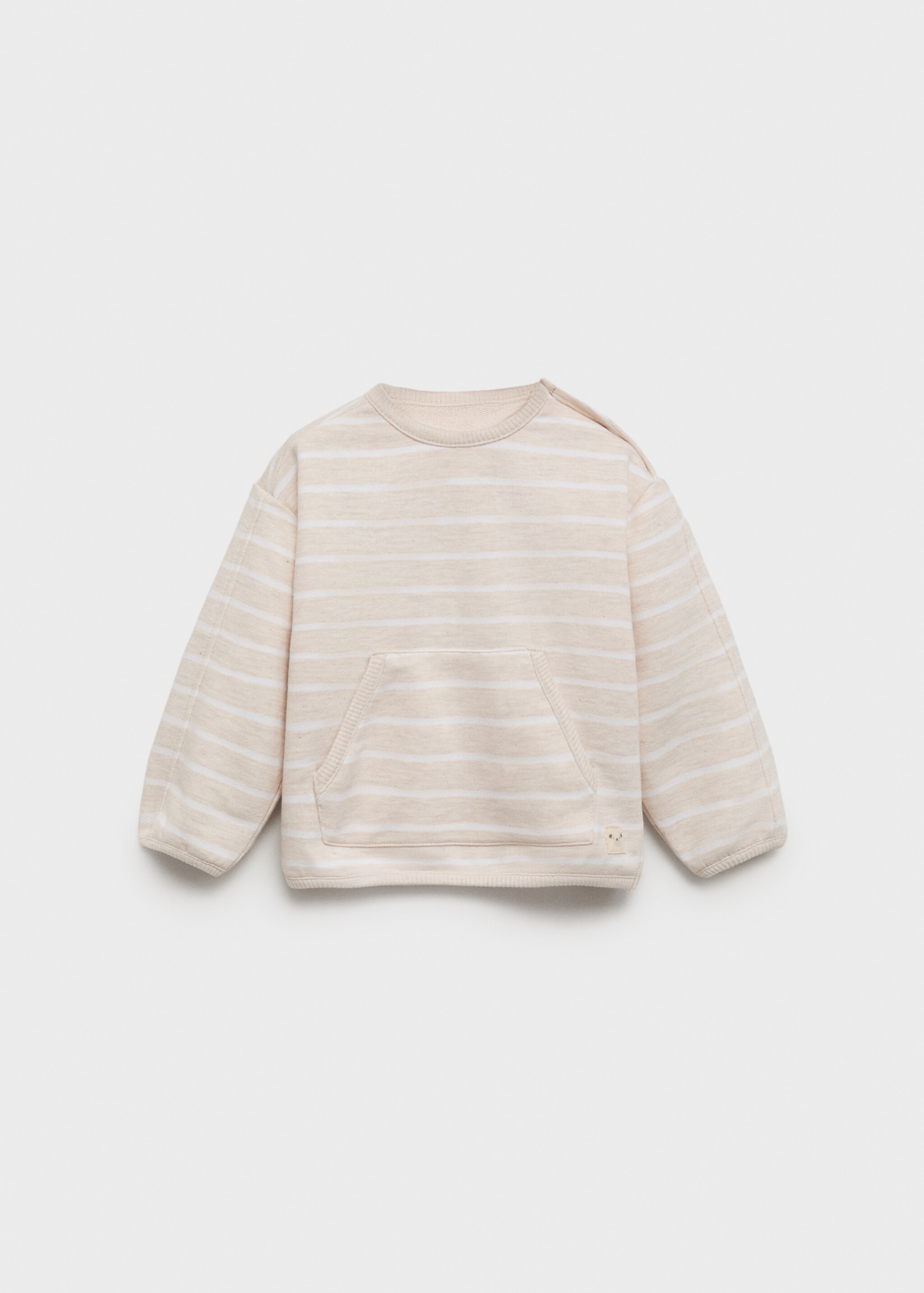 Sweat à rayures détail boutons - Article sans modèle