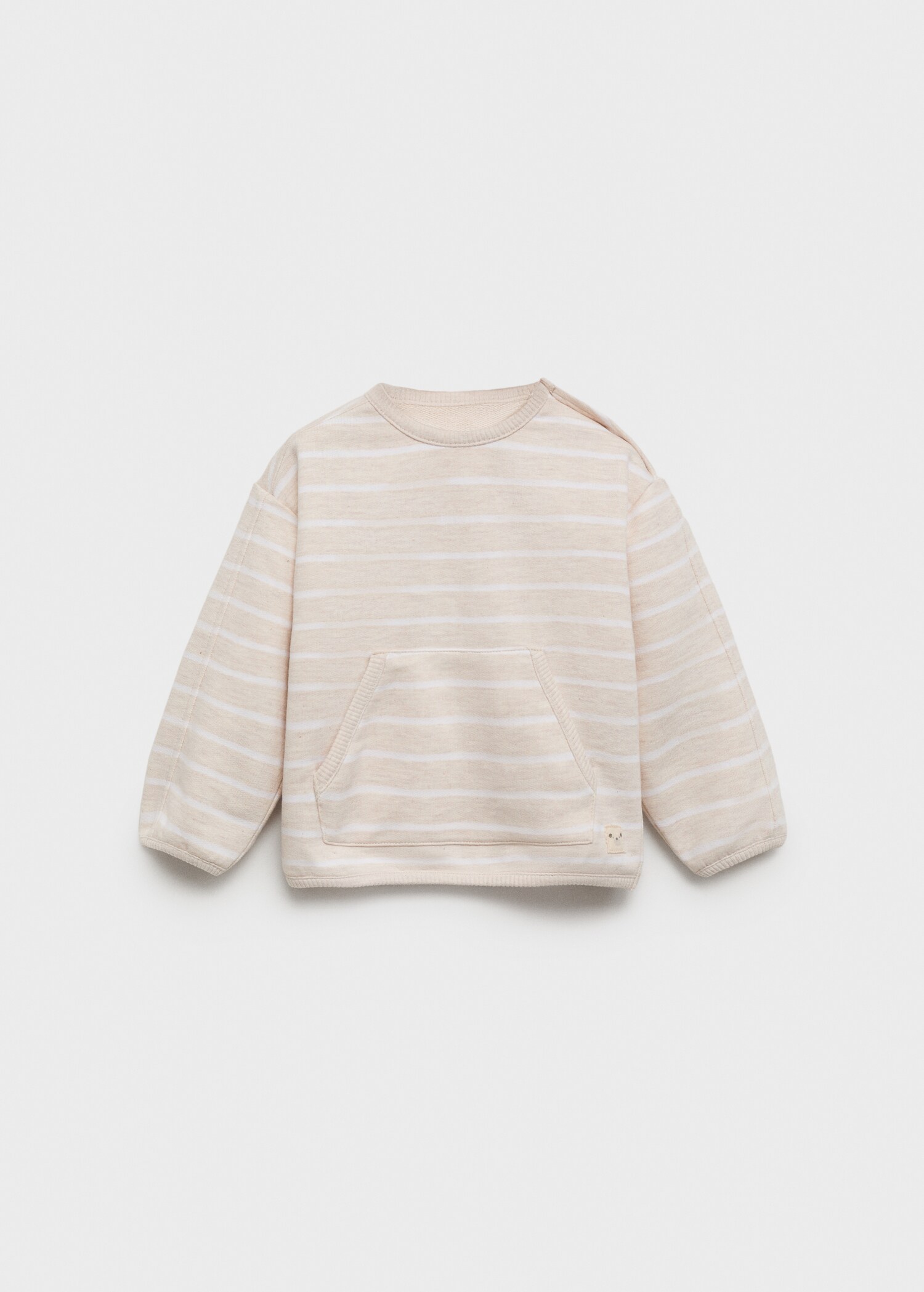 Sweat à rayures détail boutons - Article sans modèle