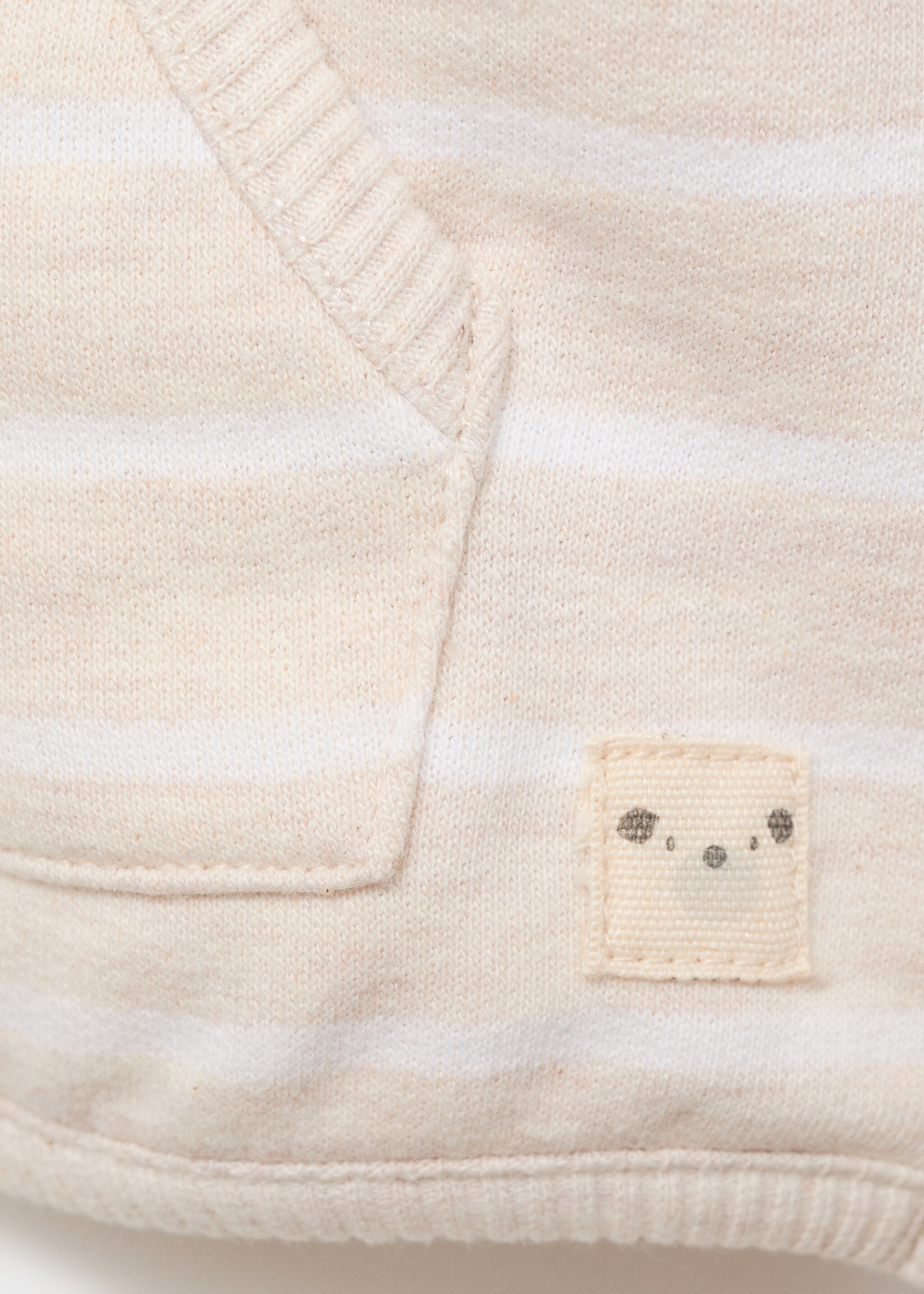 Sweat à rayures détail boutons - Détail de l'article 0