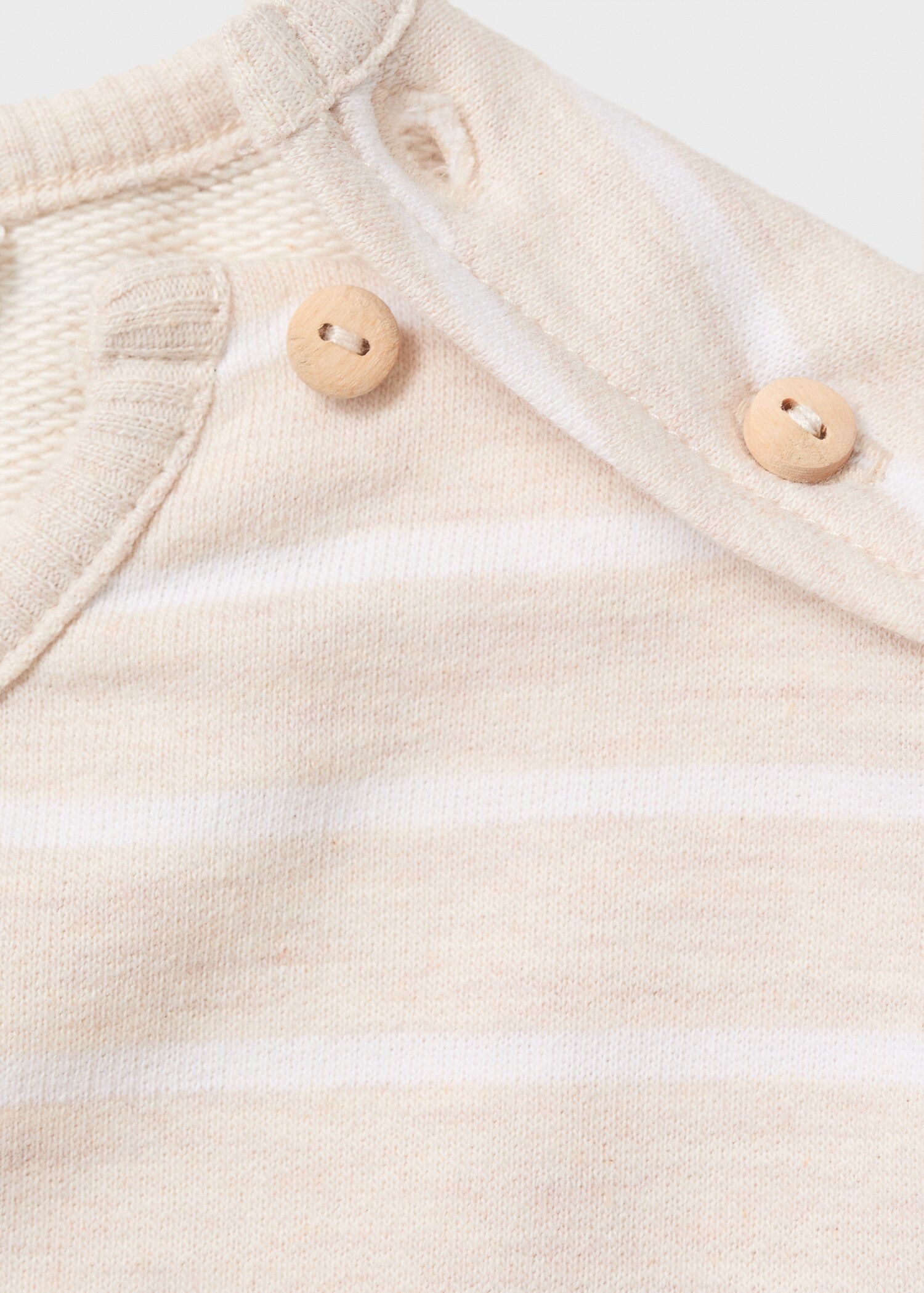 Sweat à rayures détail boutons - Détail de l'article 8
