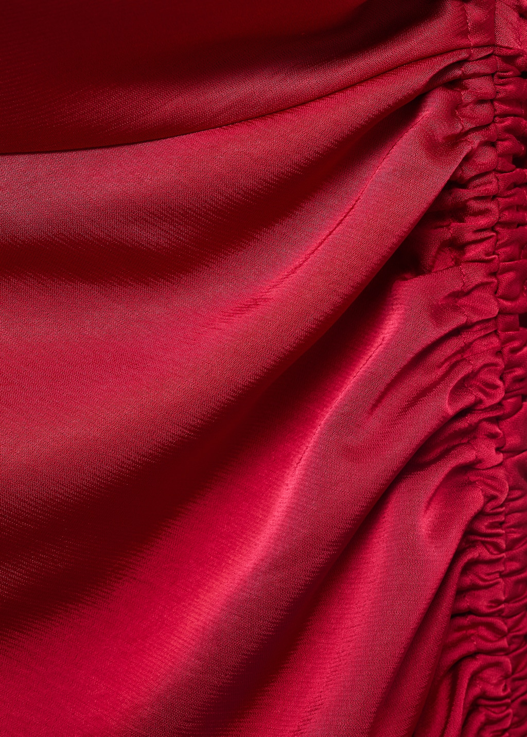 Mango Asymmetrical satin dress with side slits thumbnail