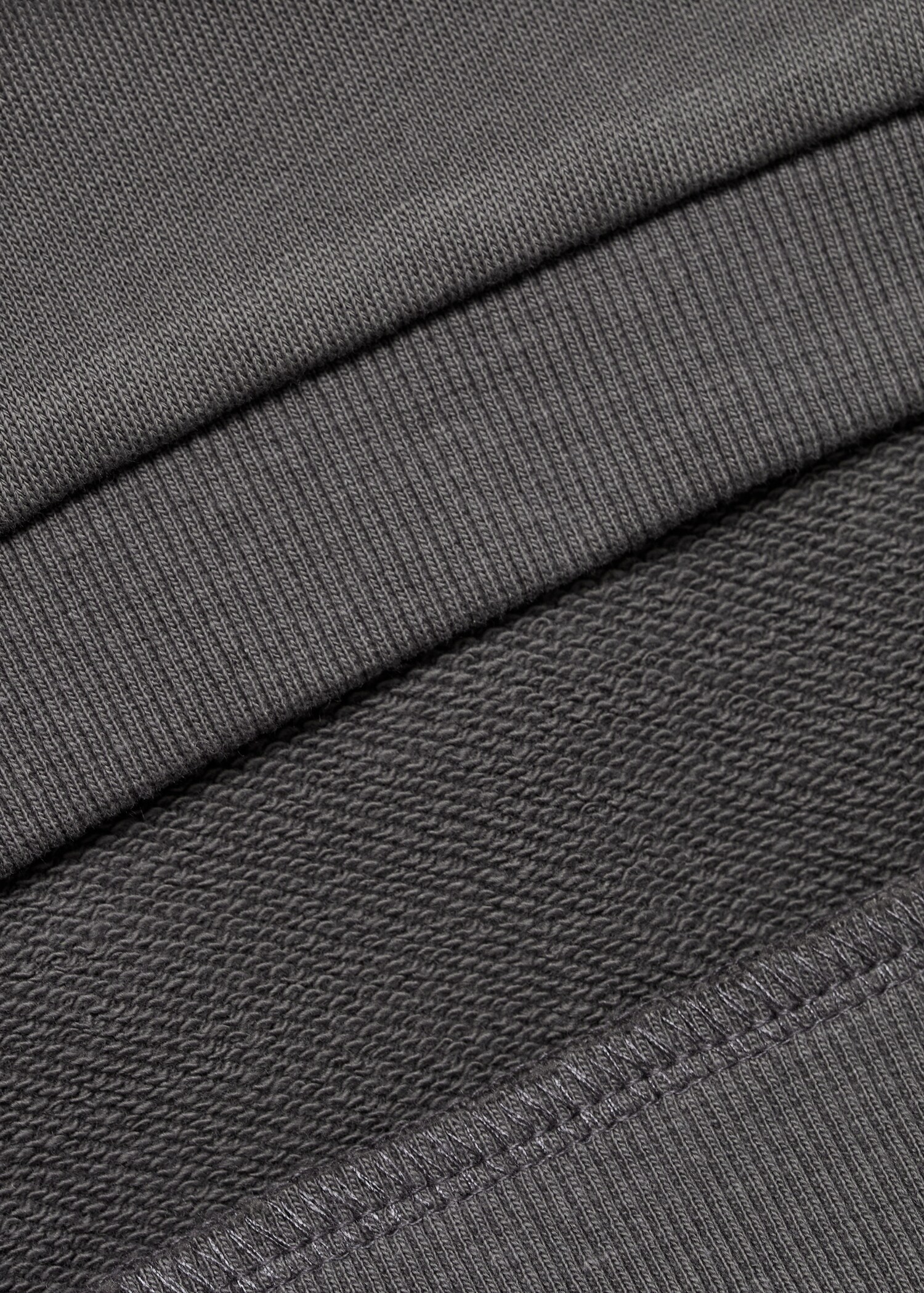 Embroidered detail cotton sweatshirt - Details of the article 0