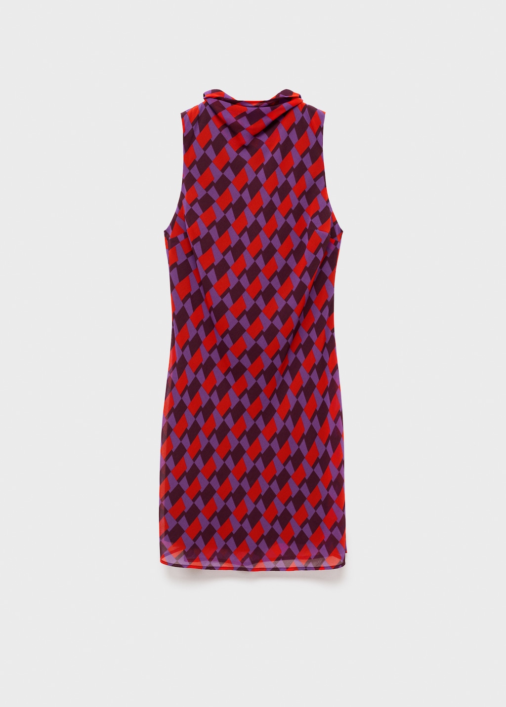 Printed dress with bow detail - image 5