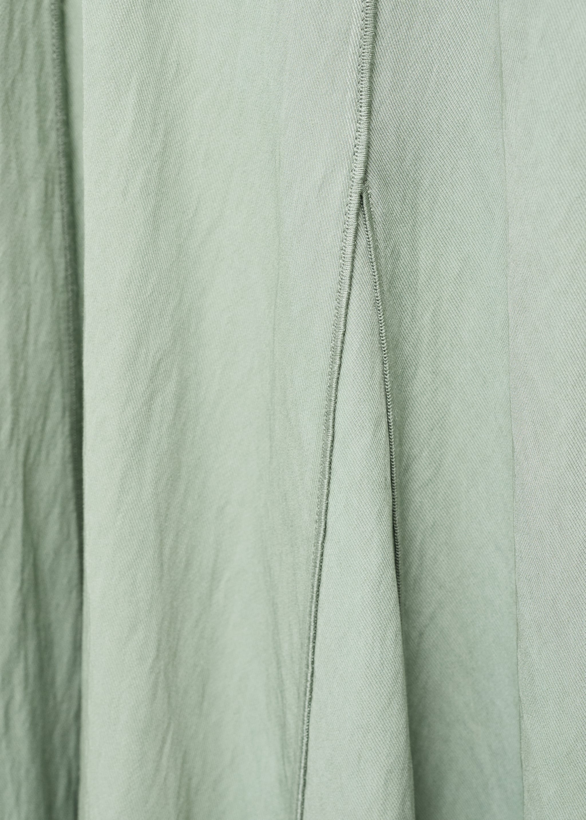 Robe midi avec coutures - Détail de l'article 0, Vert. Ref: 17044083-00.
