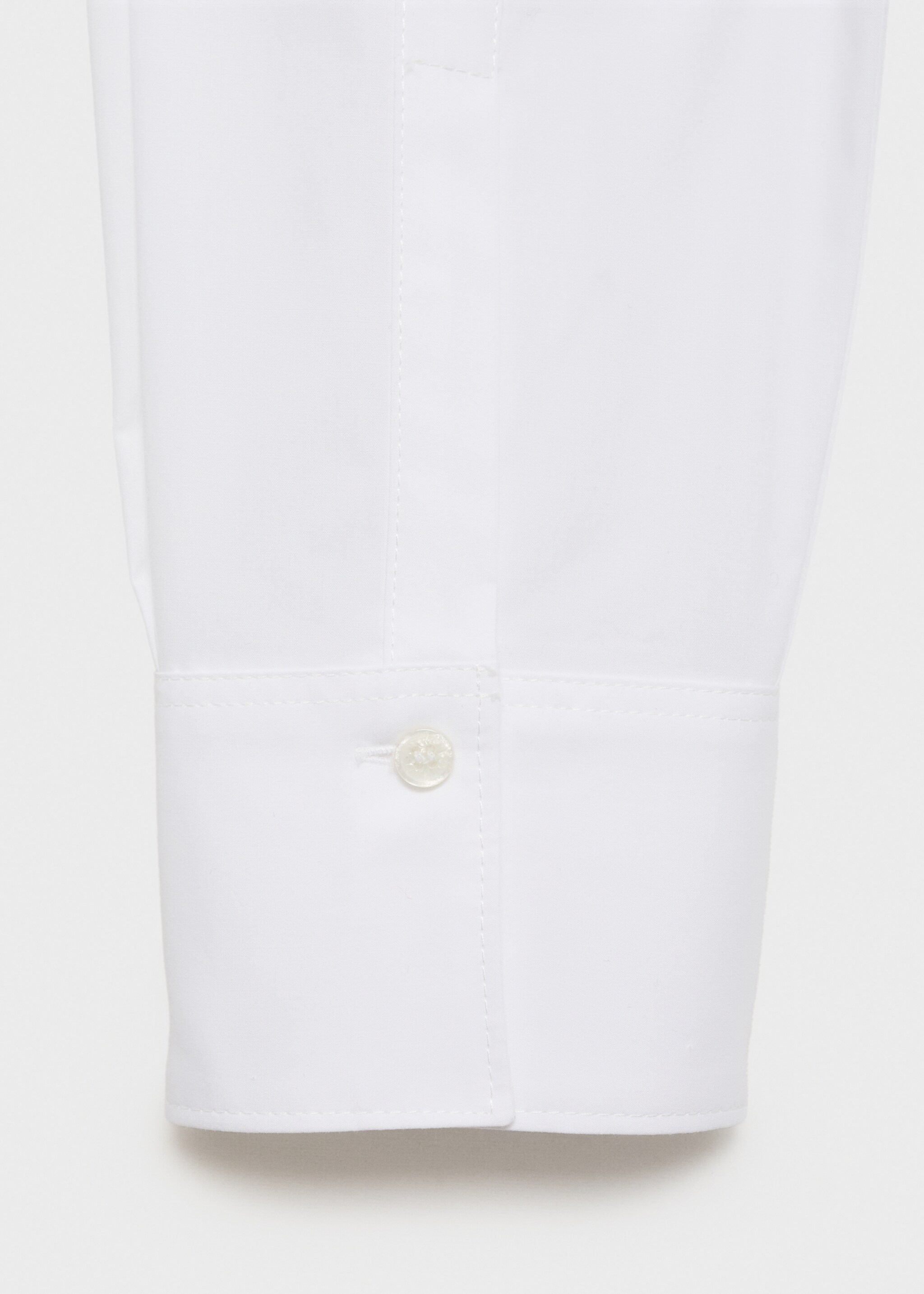 Regular cotton lyocell-blend shirt - Details of the article 0