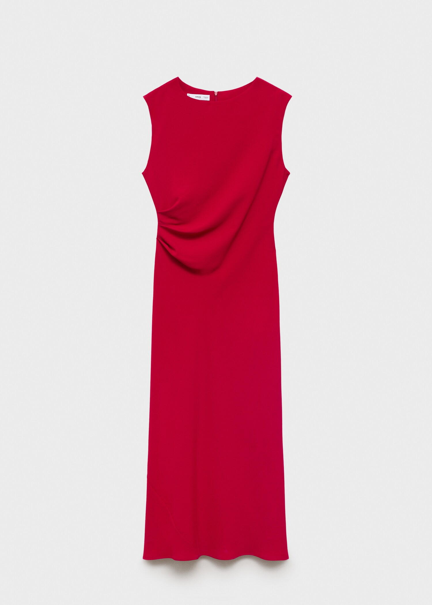 Vestido midi fruncido - Artículo sin modelo