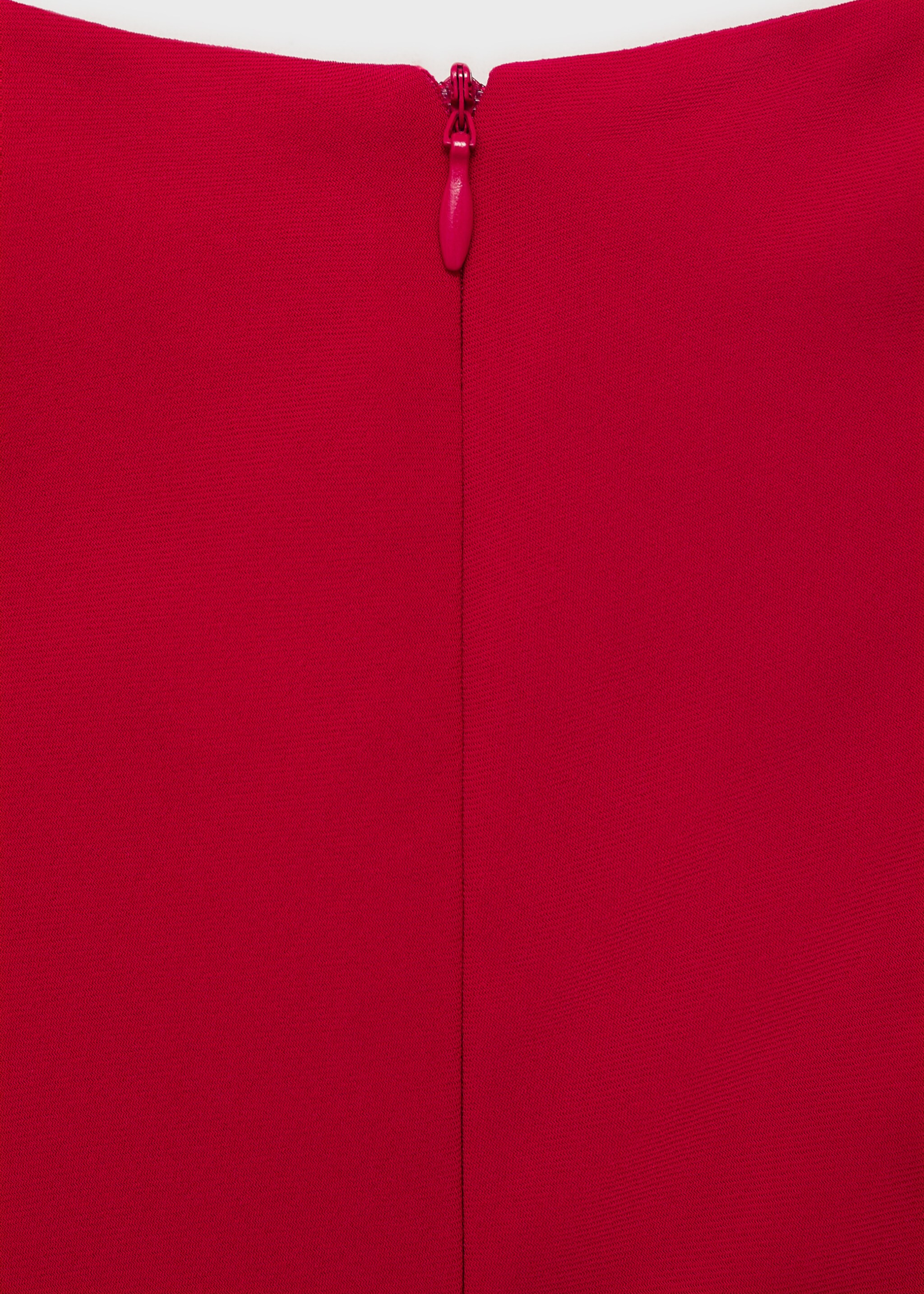 Vestido midi fruncido - Detalle del artículo 0