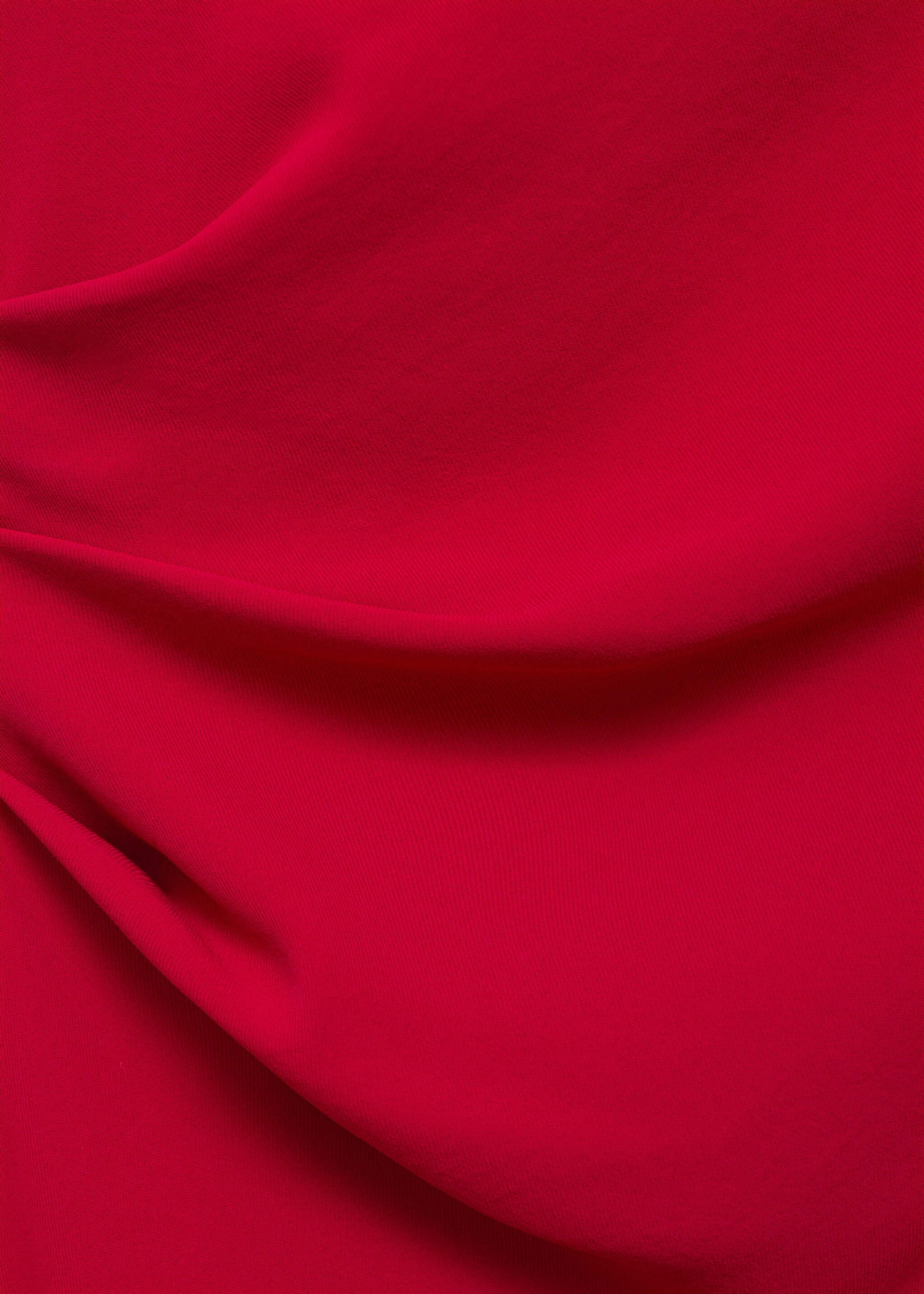 Vestido midi fruncido - Detalle del artículo 8