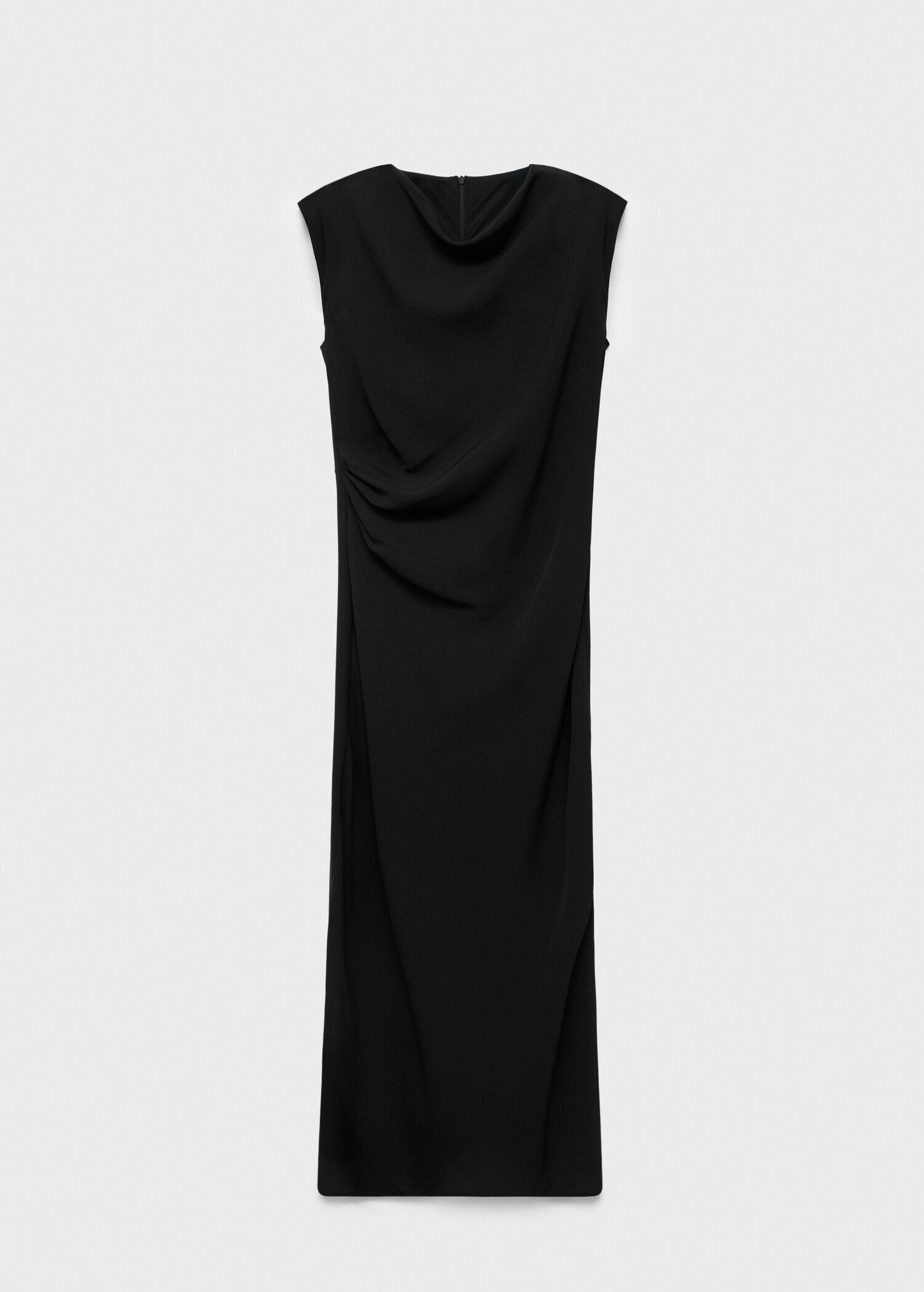 Vestido midi fruncido - Artículo sin modelo