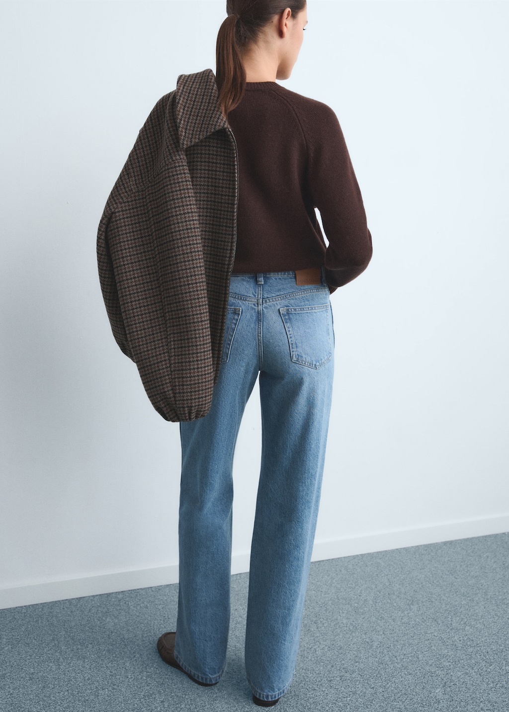 High waist straight jeans - image 3