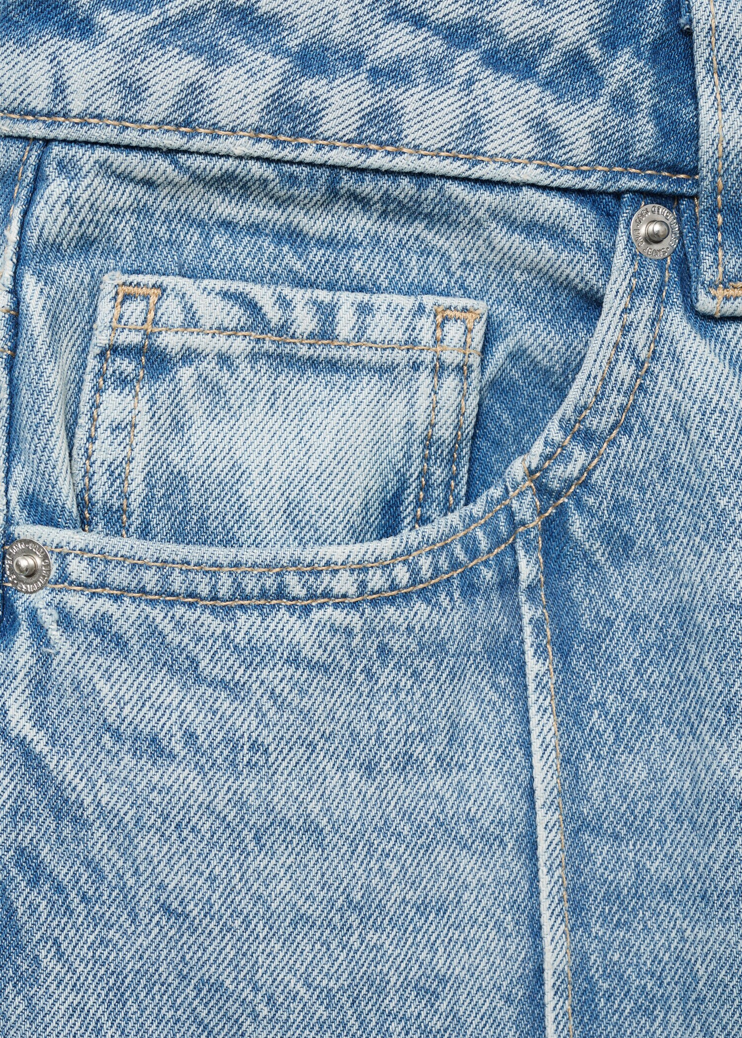 Džíny wide leg s ohrnutým spodním lemem - Detail zboží 8