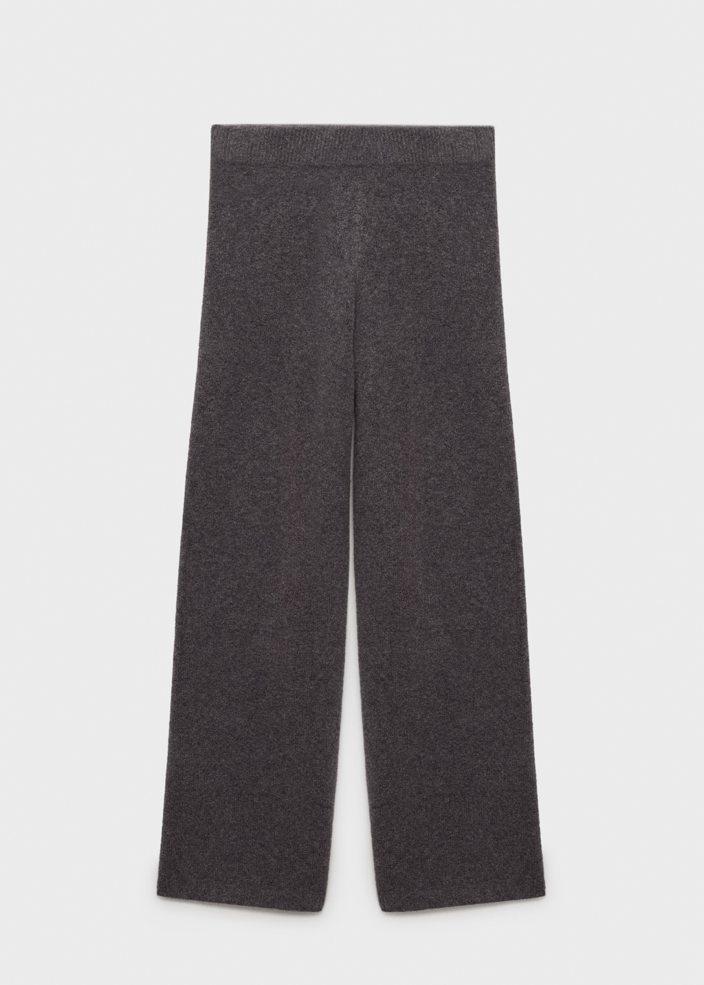 Straight knitted pants
