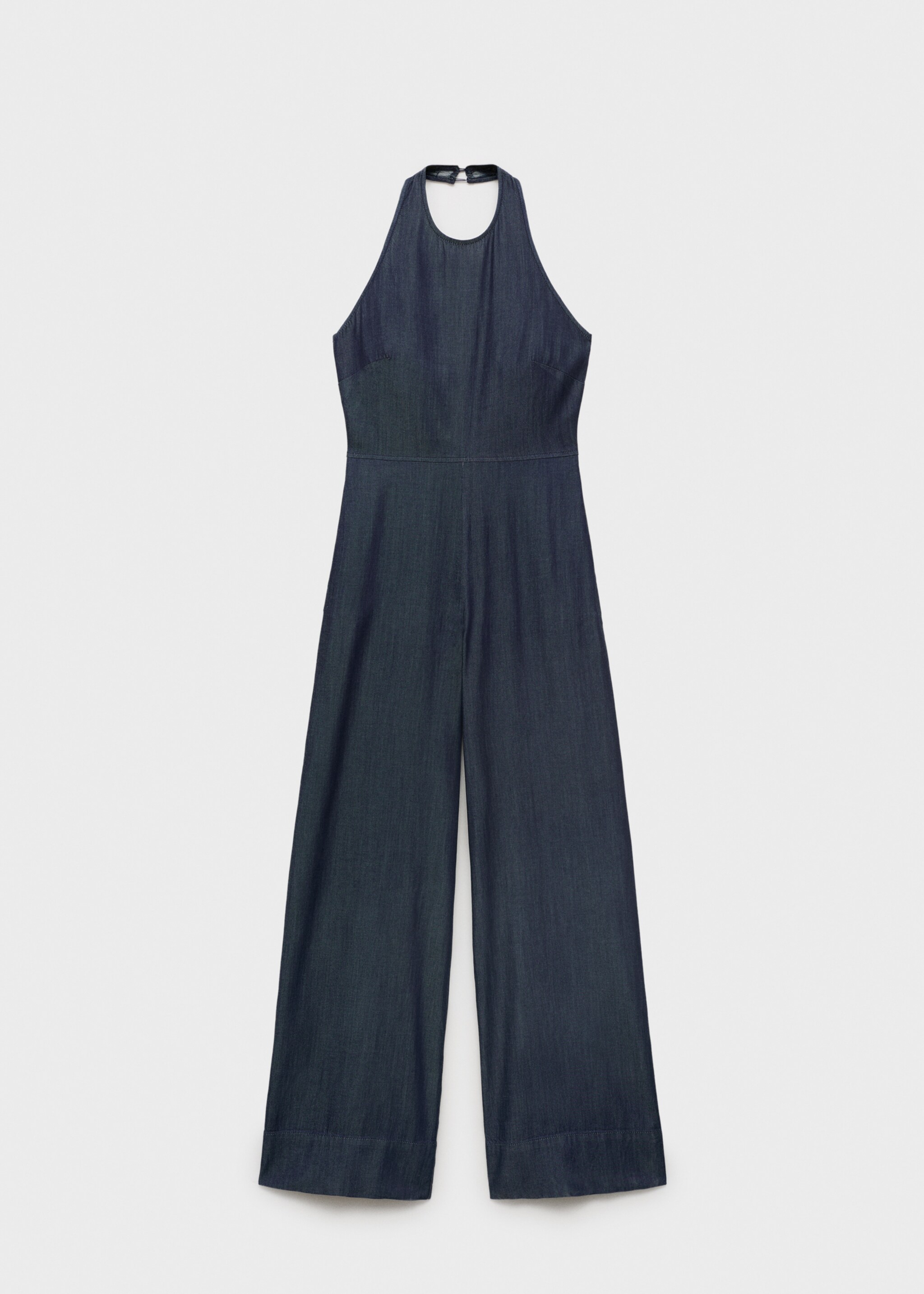 Lyocell-Denim-Jumpsuit - Artikel ohne Model, Blau. Ref: 17044102-00.