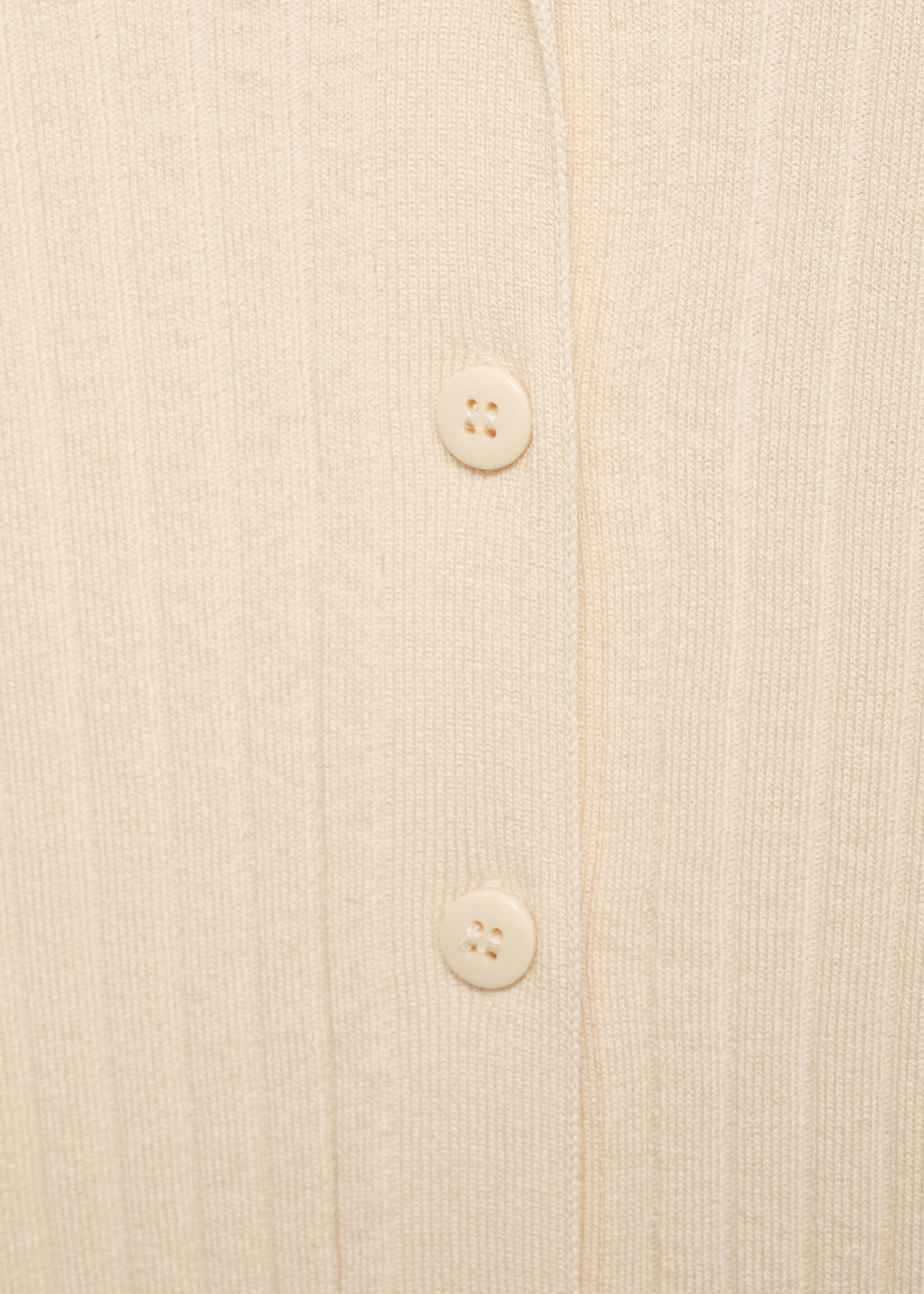 Cardigan à revers côtelés - Détail de l'article 0