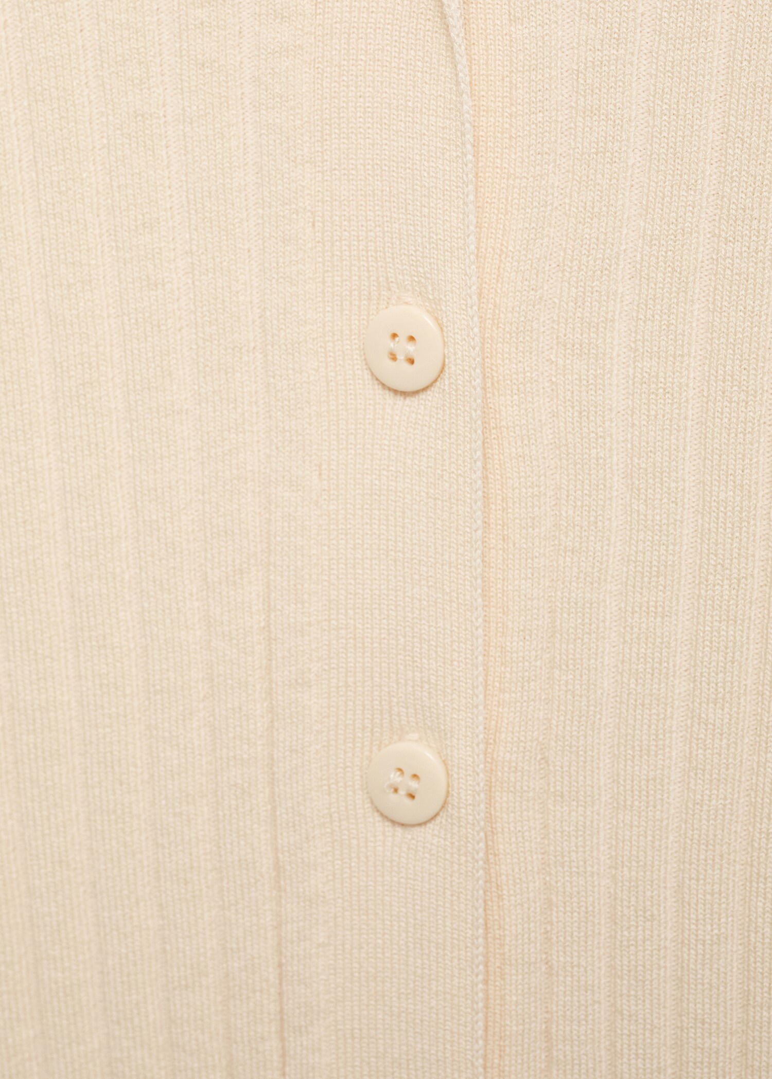 Cardigan à revers côtelés - Détail de l'article 0