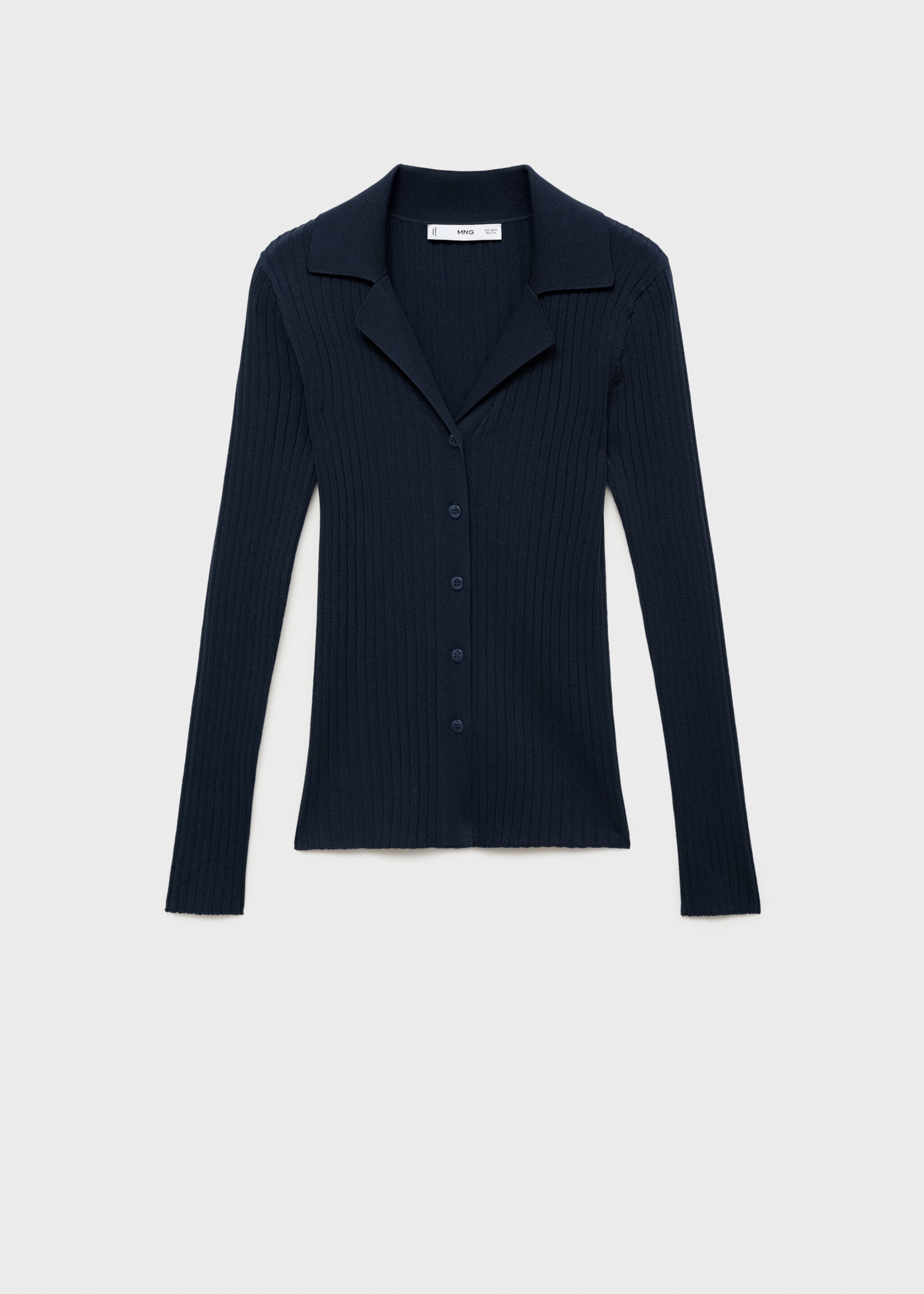 Cardigan à revers côtelés - Article sans modèle
