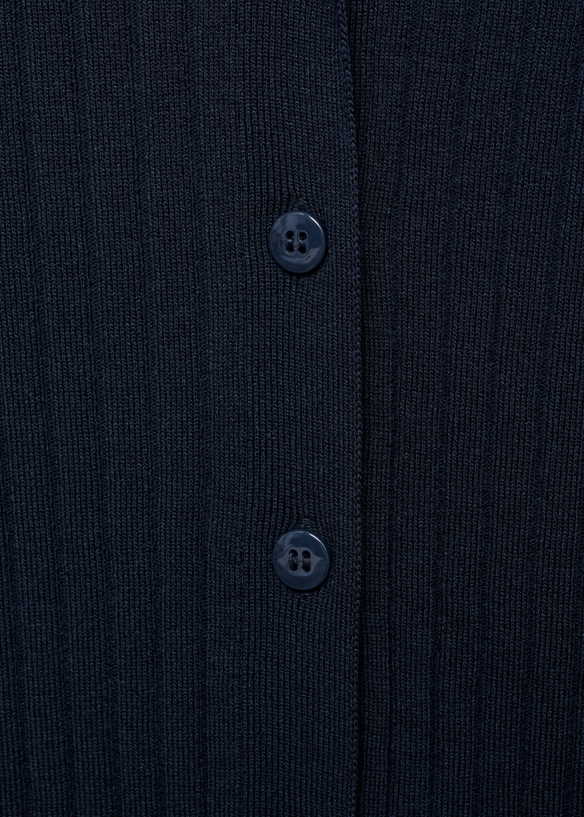 Cardigan à revers côtelés - Détail de l'article 0