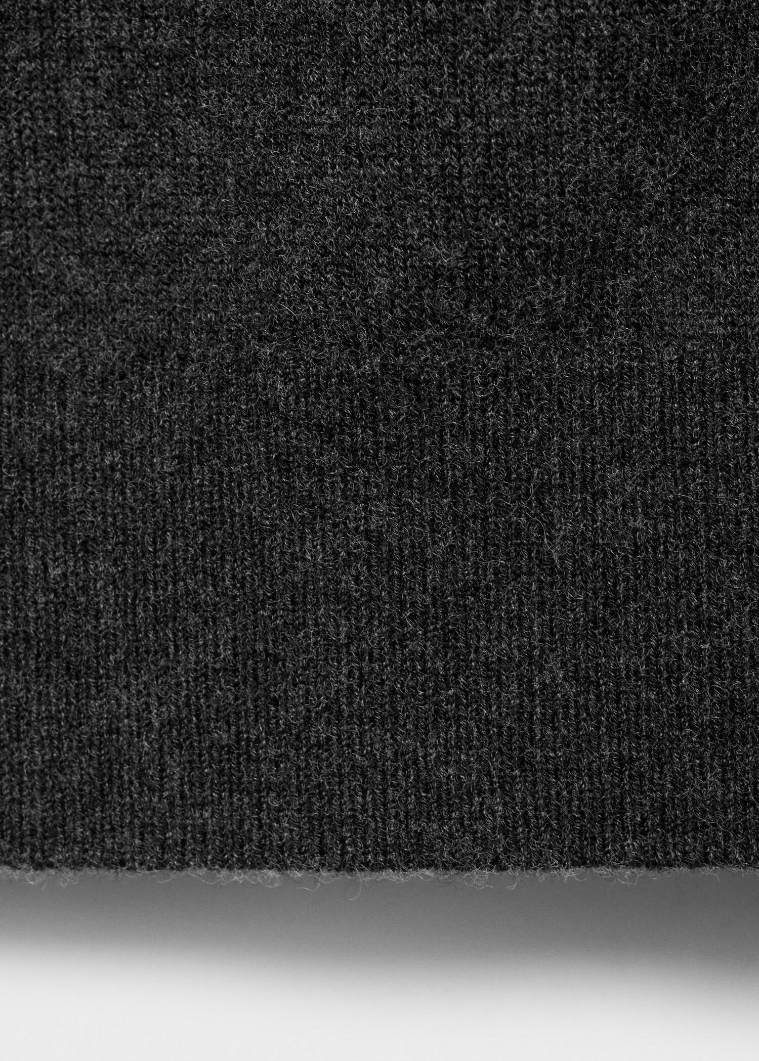 Crop wool cardigan with buttons - Details of the article 0