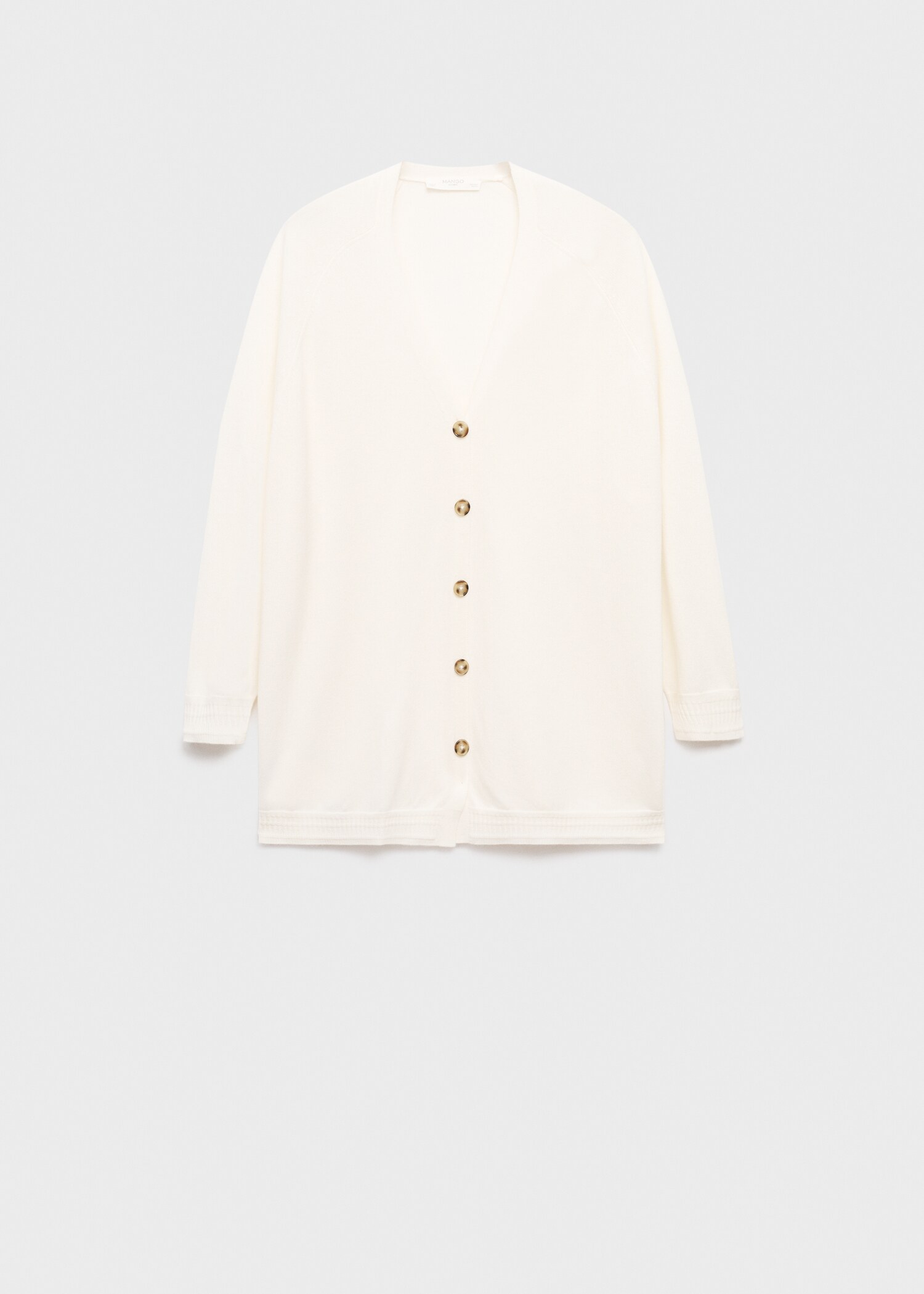 Buttoned wool cardigan - Article without model