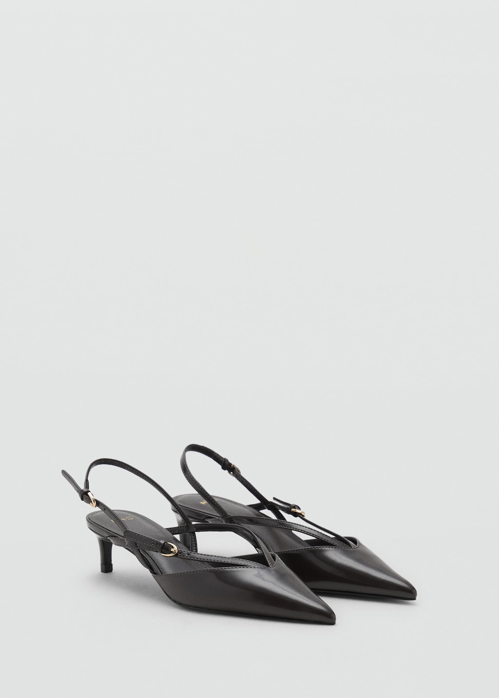 Kitten-heeled strappy shoes - image 2