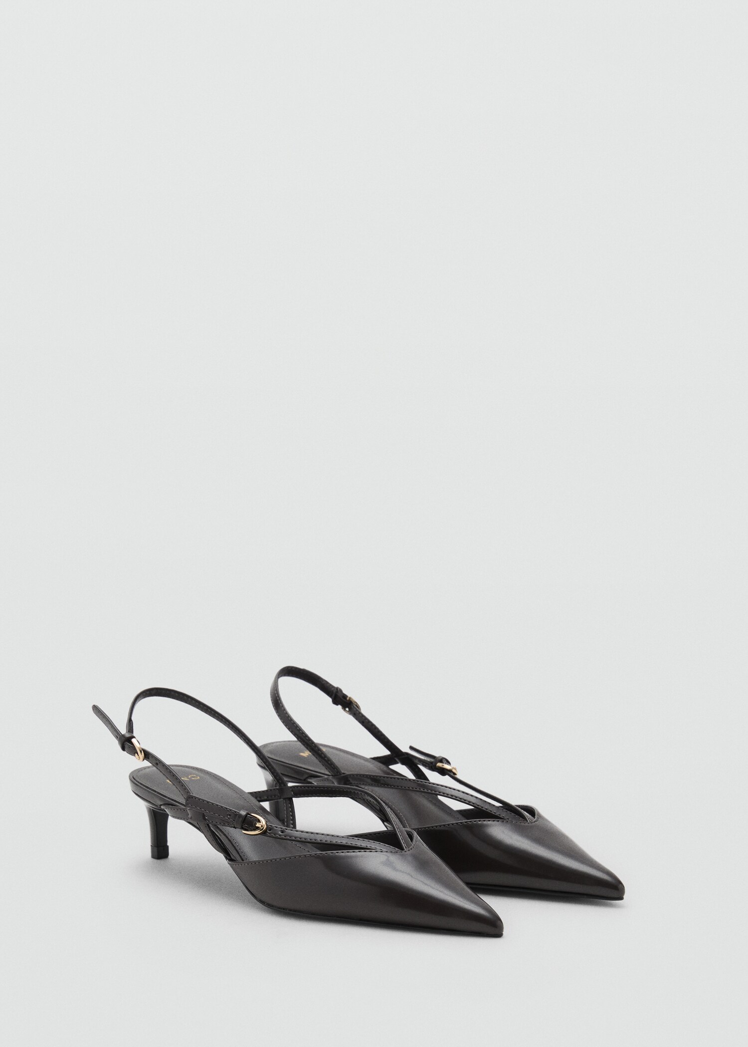Kitten heel strappy shoe - Medium plane