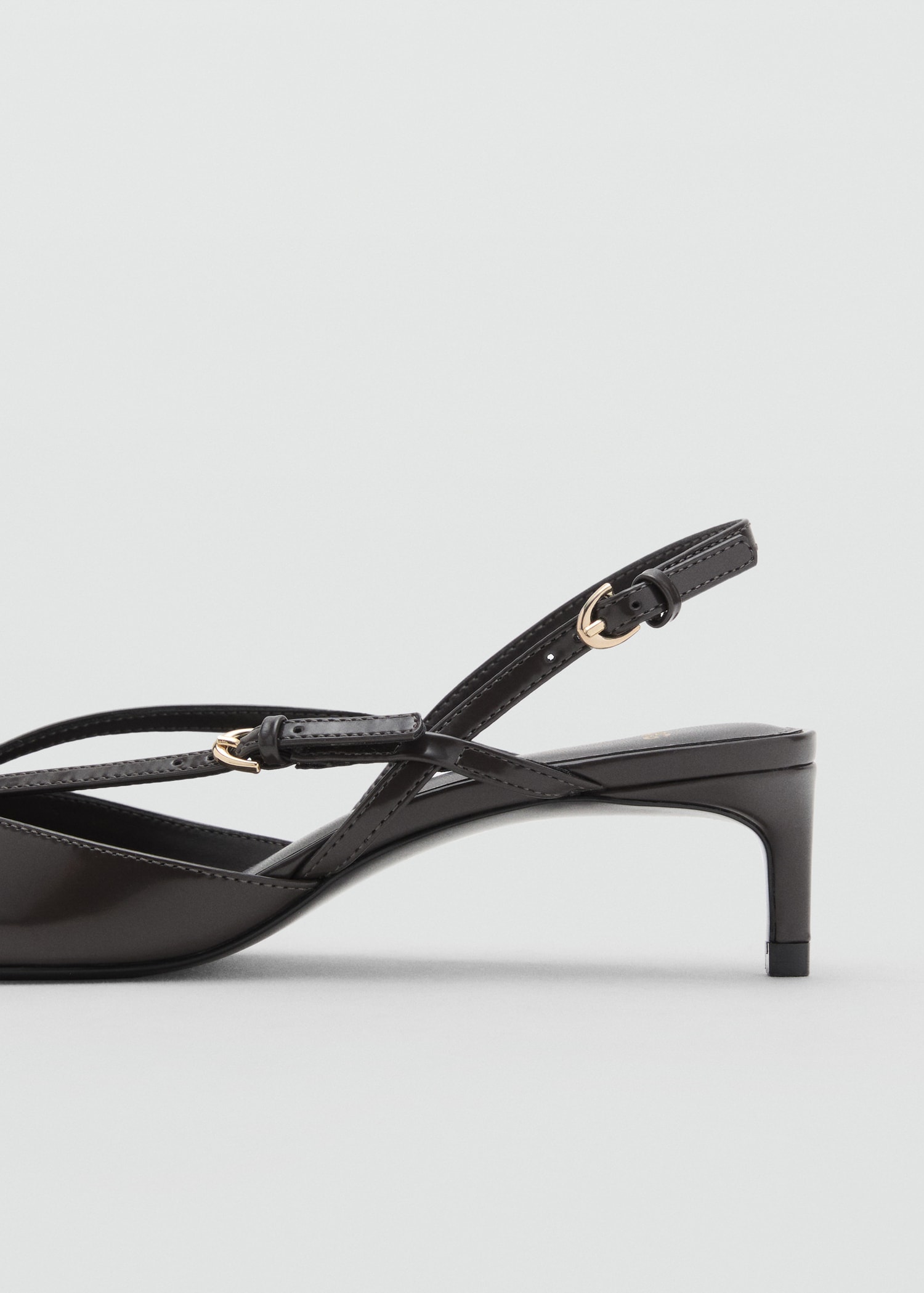 Γόβα kitten με λουράκια - Γυναίκα | MANGO Greece