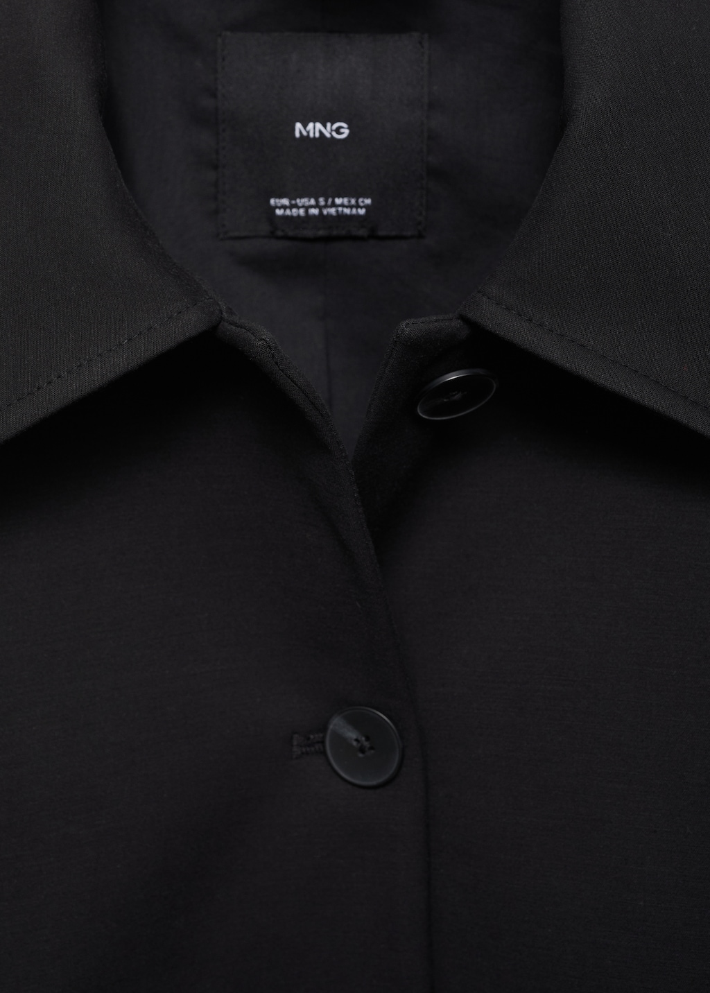 Mango Cropped jacket with pockets