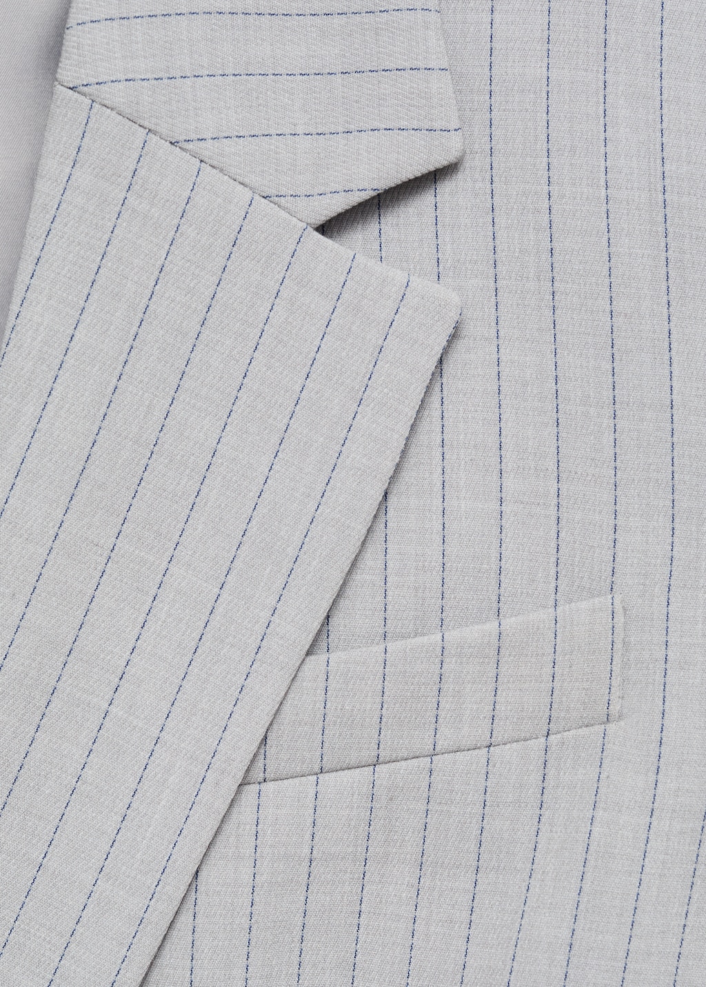 Pinstripe suit blazer