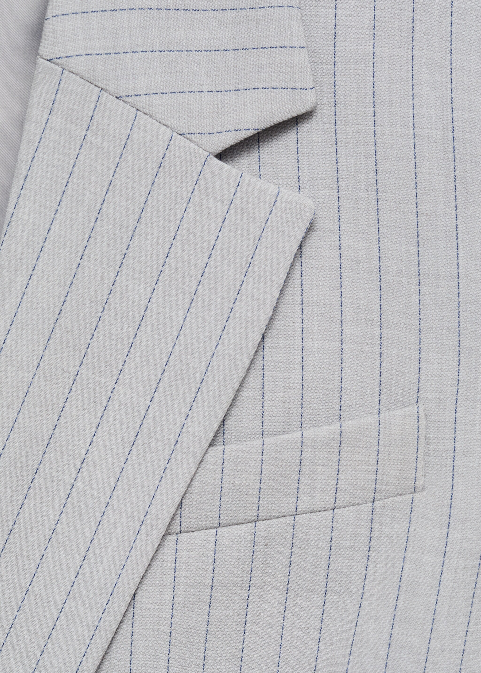 Blazer traje raya diplomática - Detalle del artículo 8, Gris. Ref: 17044120-00.