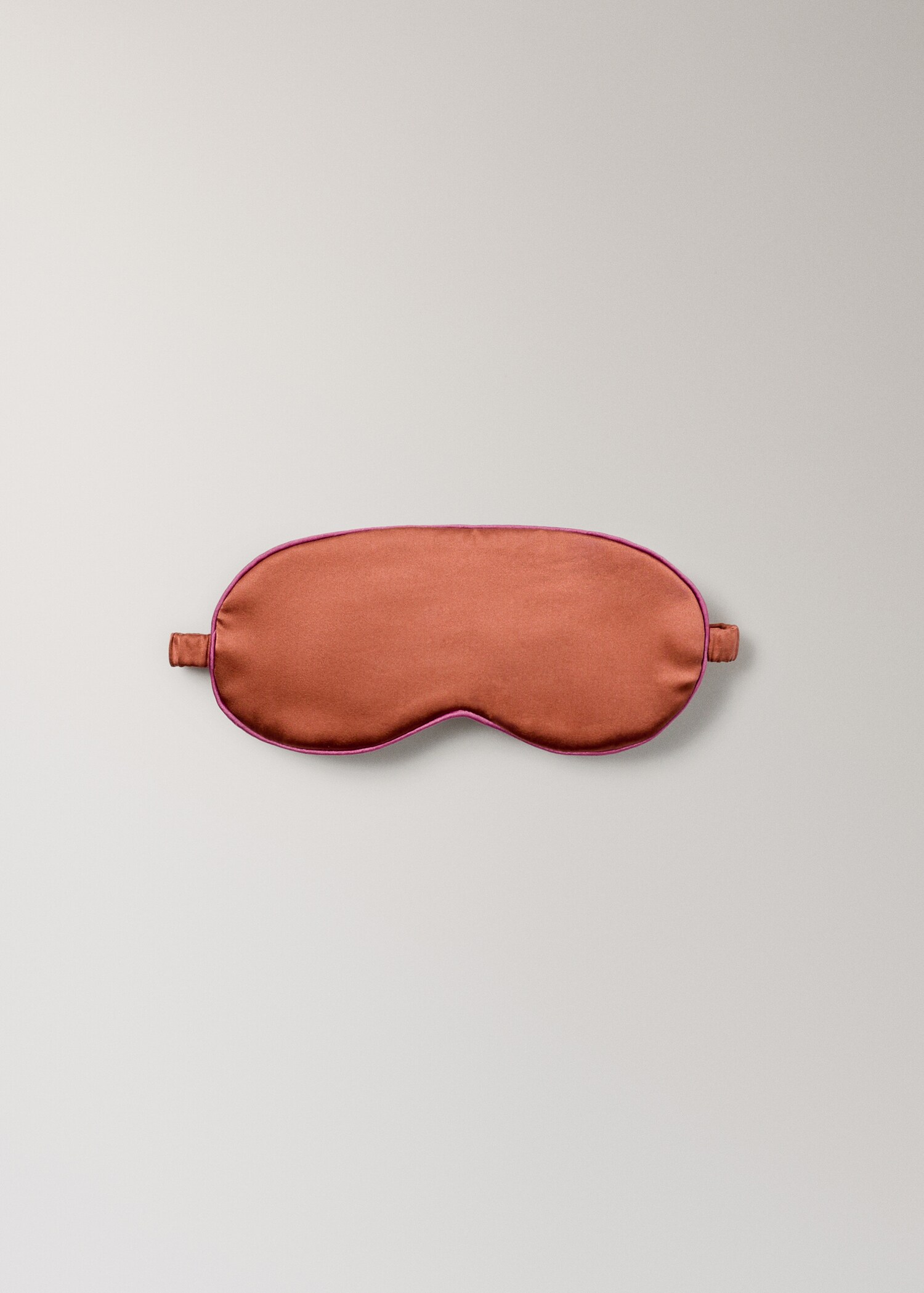 Silk mask with contrast piping - Article without model