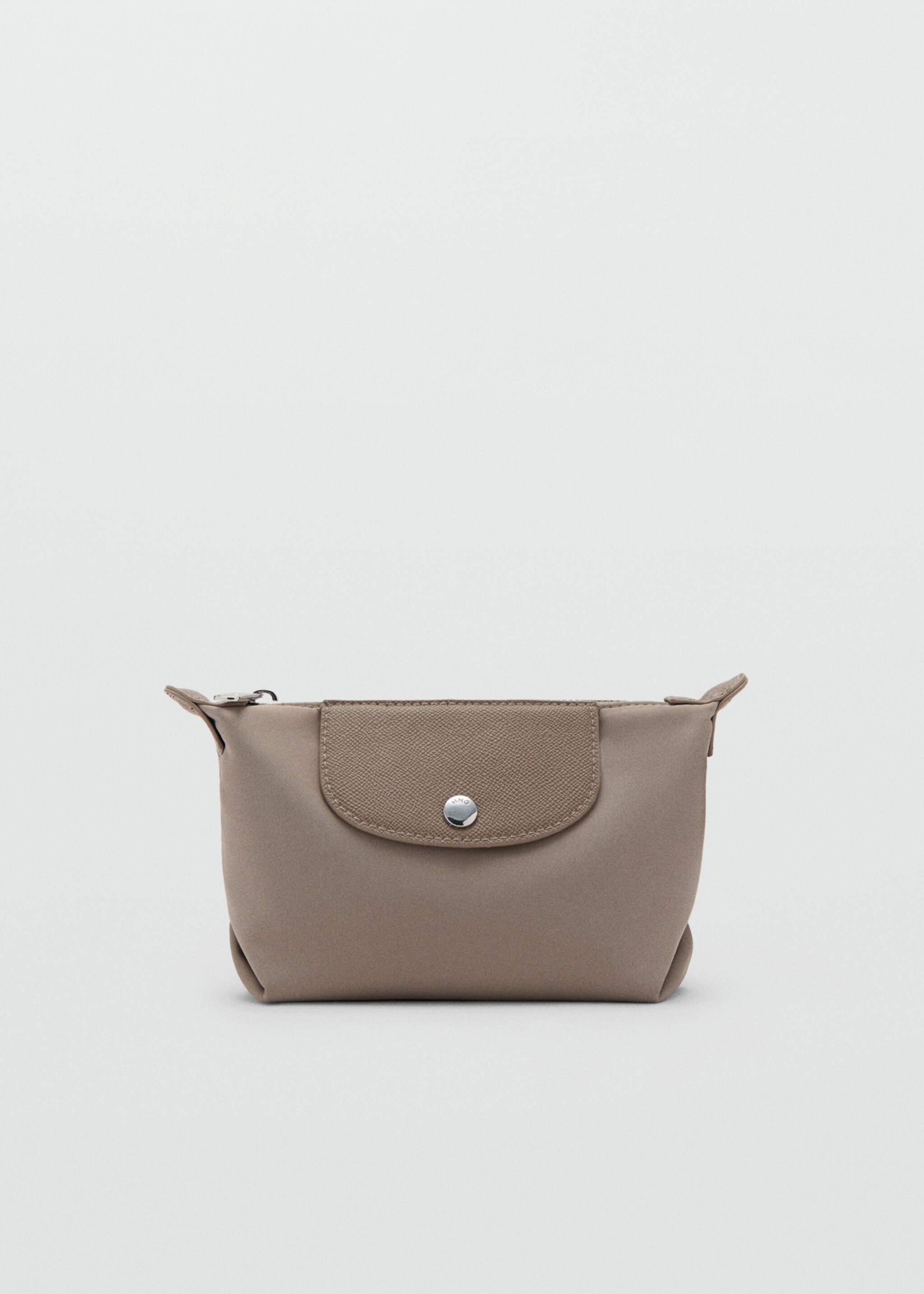 Medium combined nylon toiletry bag - Article without model, Light/Pastel Brown. Ref: 17044123-00.