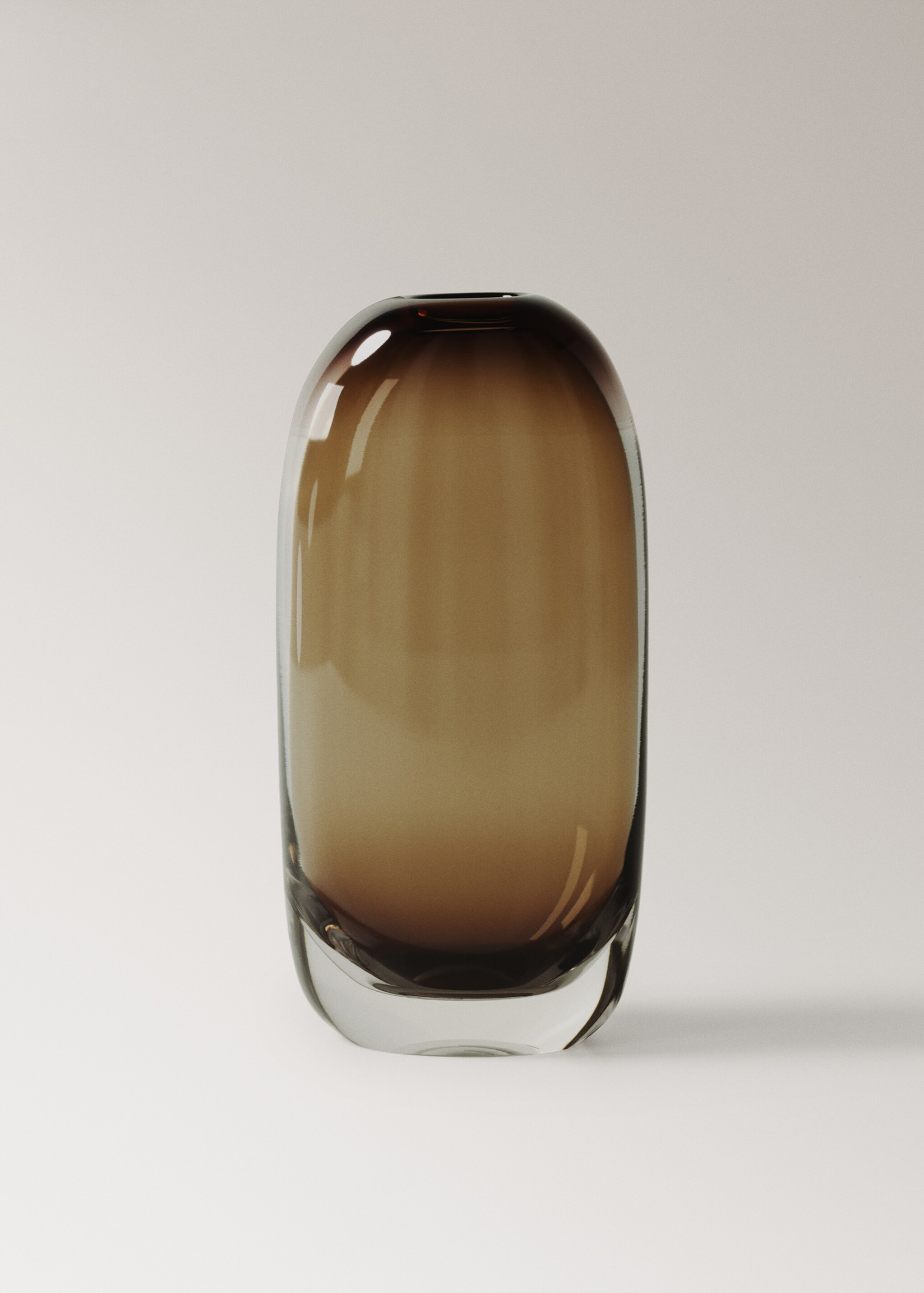 Glass jar - Article without model, Brown. Ref: 17044137-00.