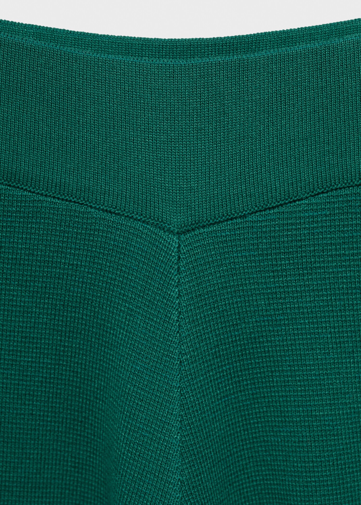 Fine-knit straight-fit trousers - Details of the article 8