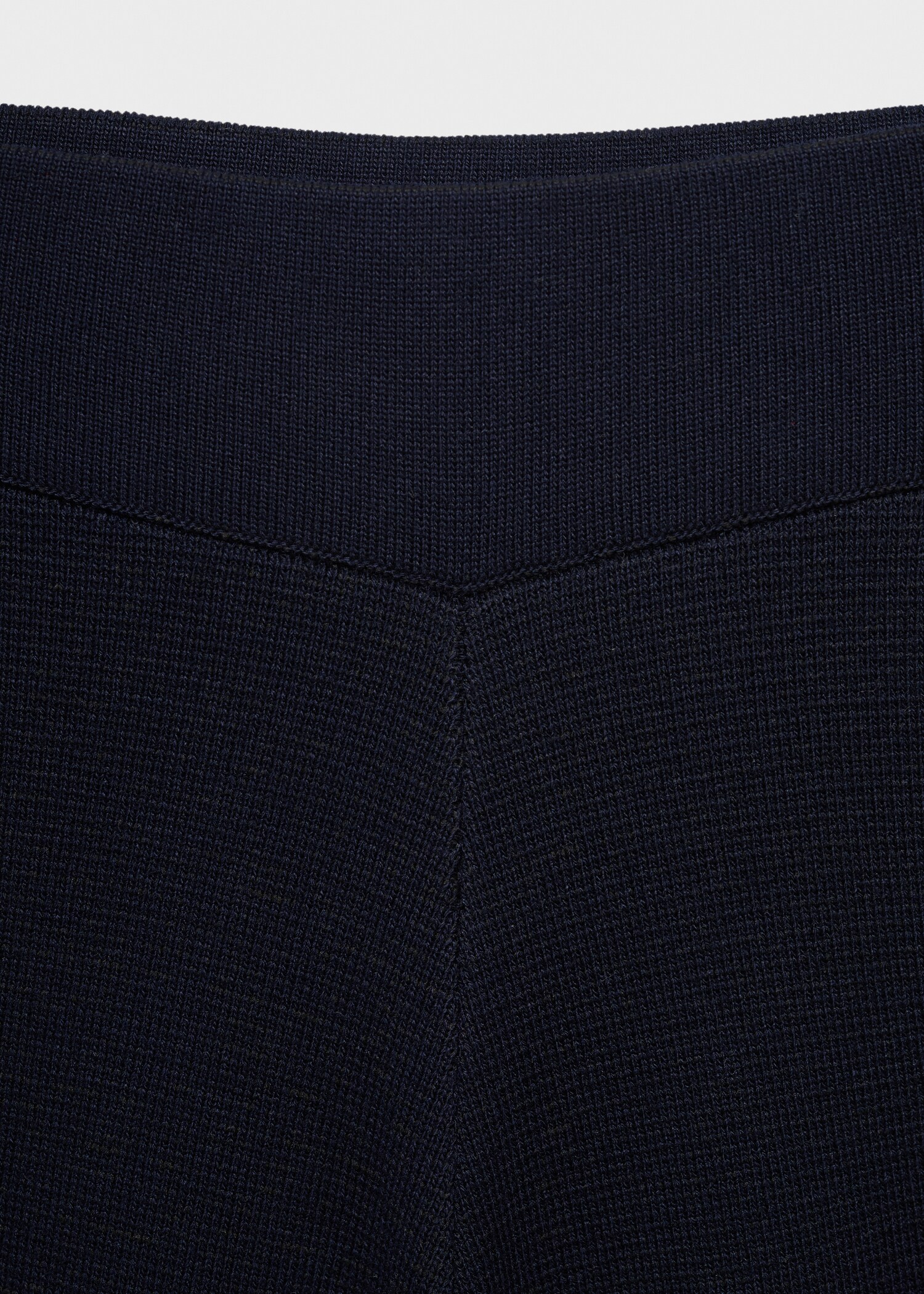 Fine-knit straight-fit trousers - Details of the article 8
