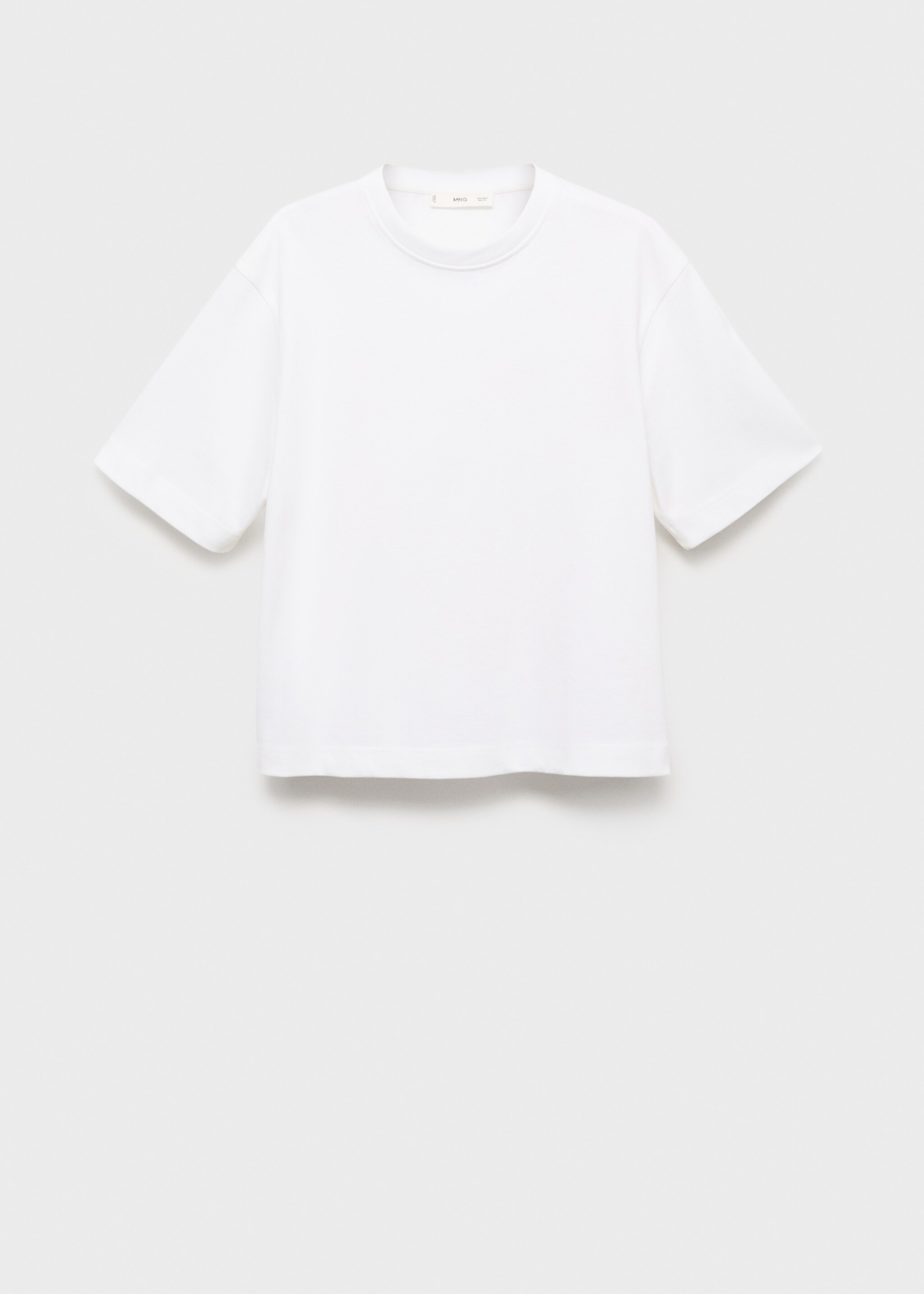 Oversized cotton t-shirt - Article without model, Off White. Ref: 17044141-00.