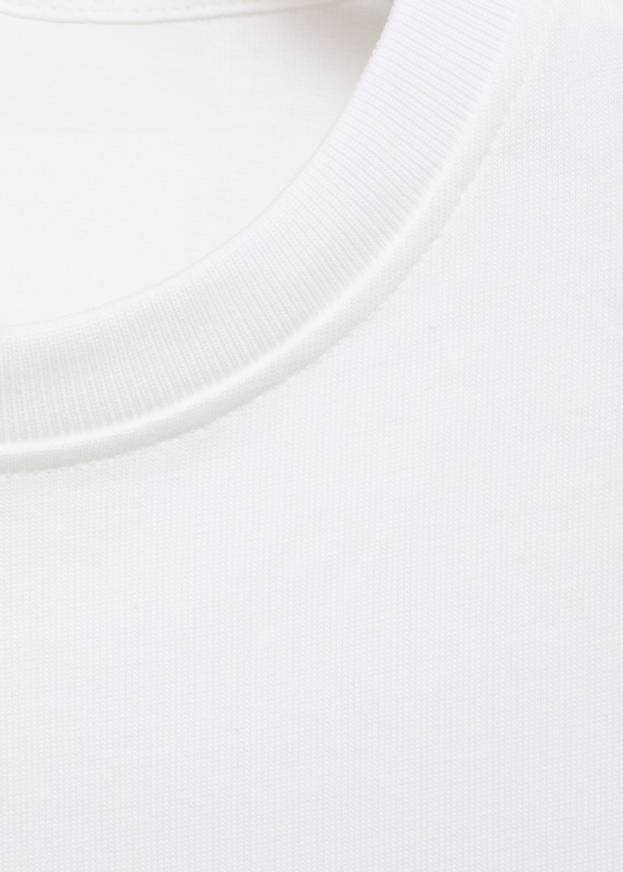 Oversized cotton t-shirt - Details of the article 8, Off White. Ref: 17044141-00.