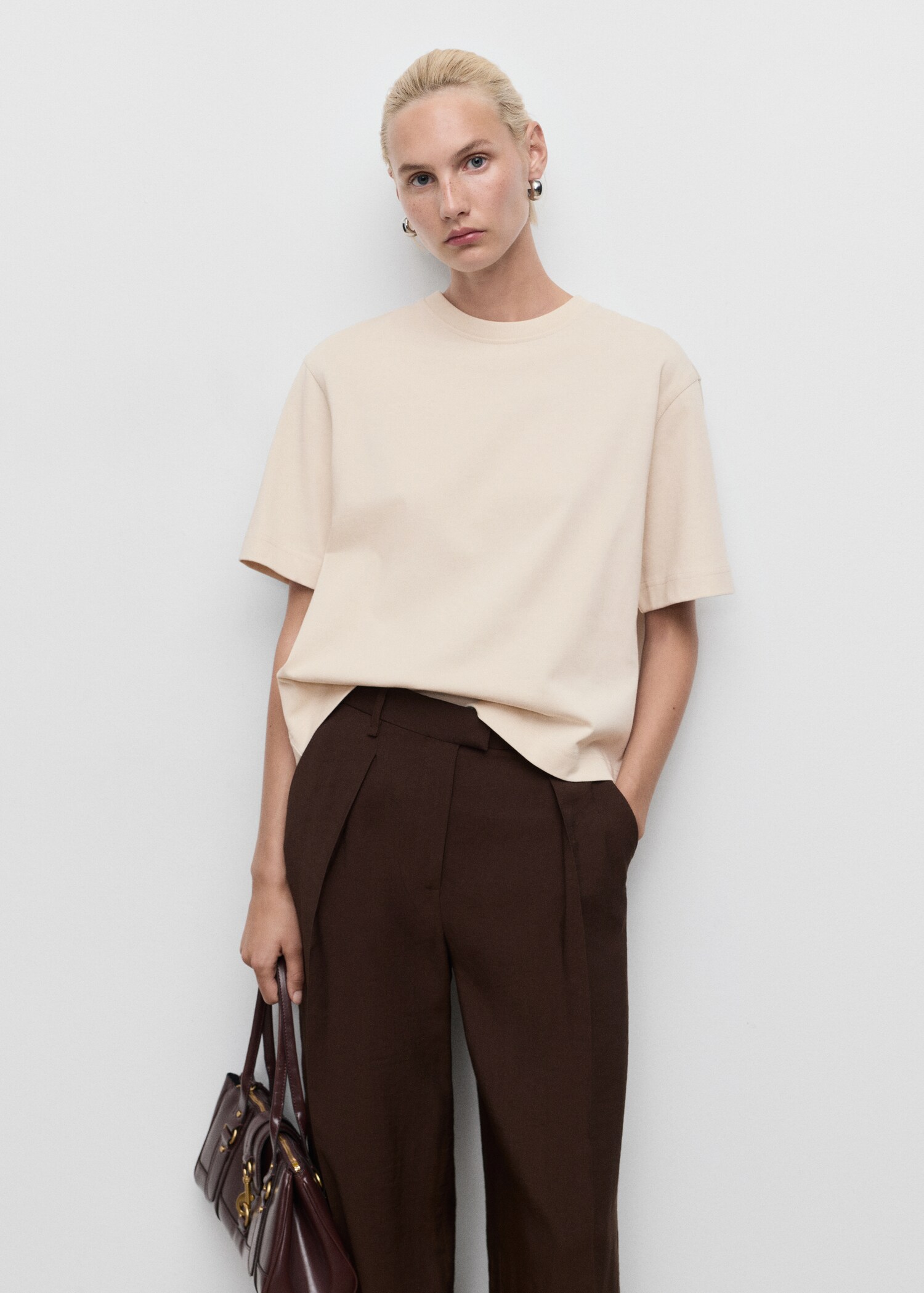 Oversized cotton t-shirt - Medium plane