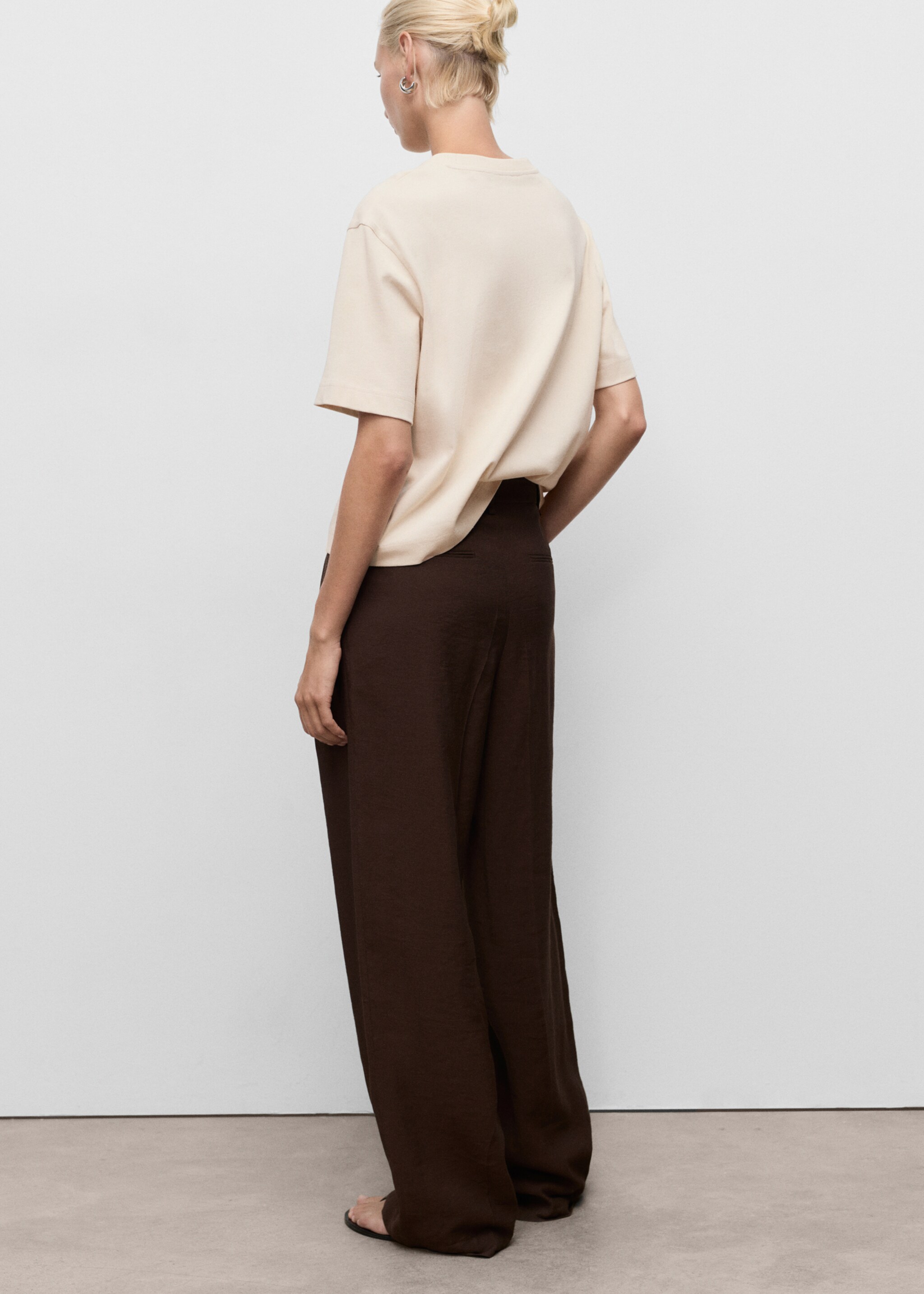 Oversized cotton t-shirt - Reverse of the article, Light/Pastel Grey. Ref: 17044141-00.