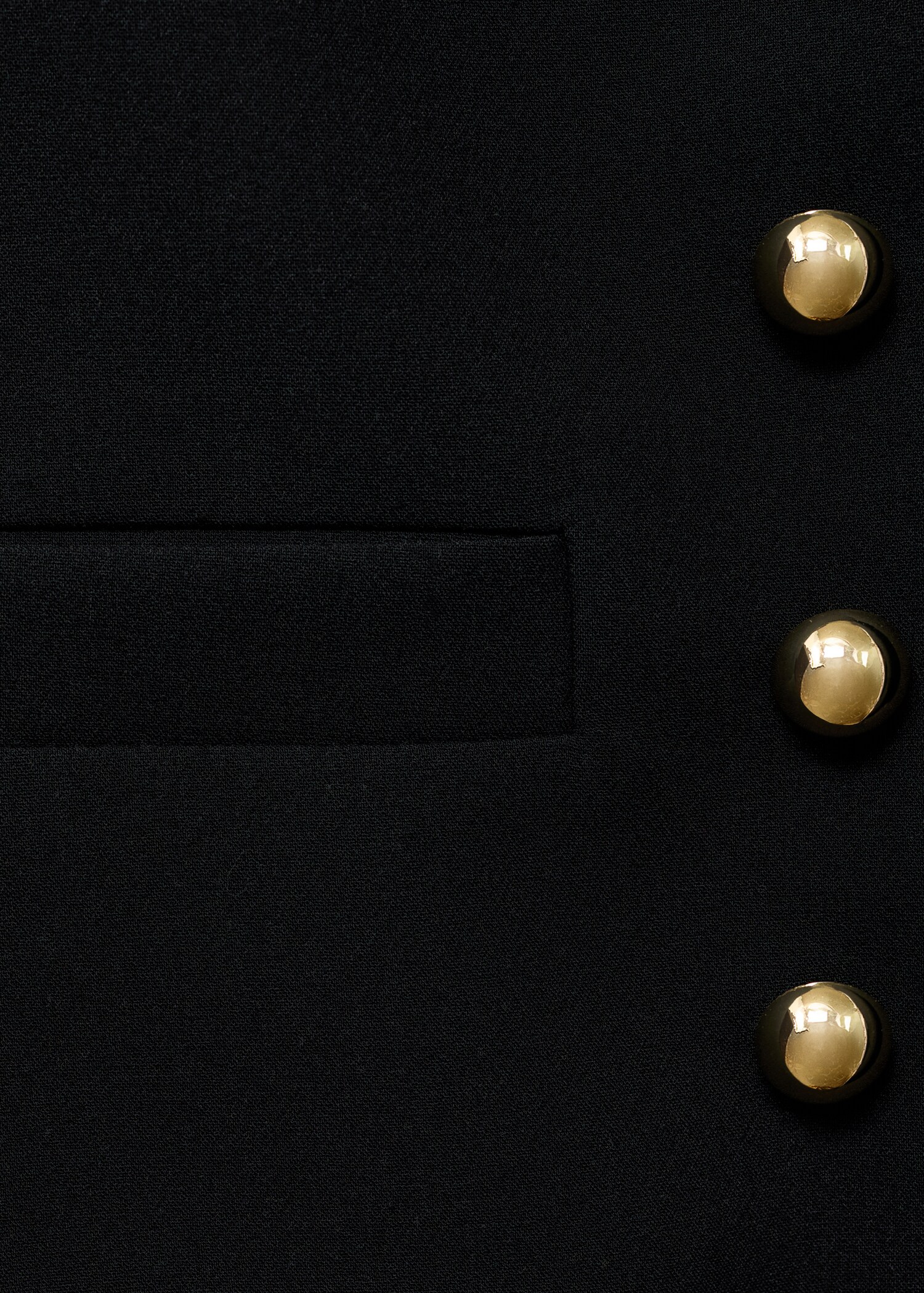 Buttoned cropped jacket - Details of the article 8