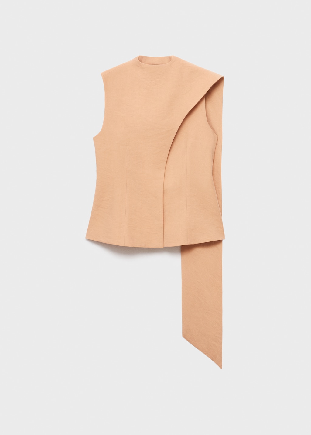 Mango Asymmetrical foulard top