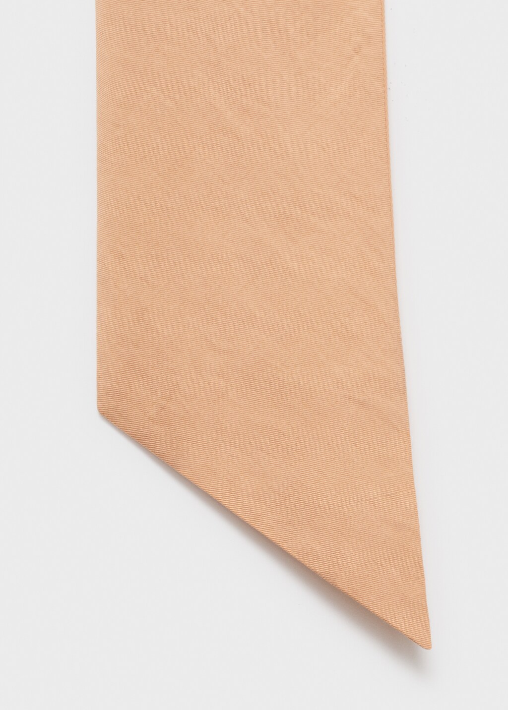 Asymmetrical foulard top