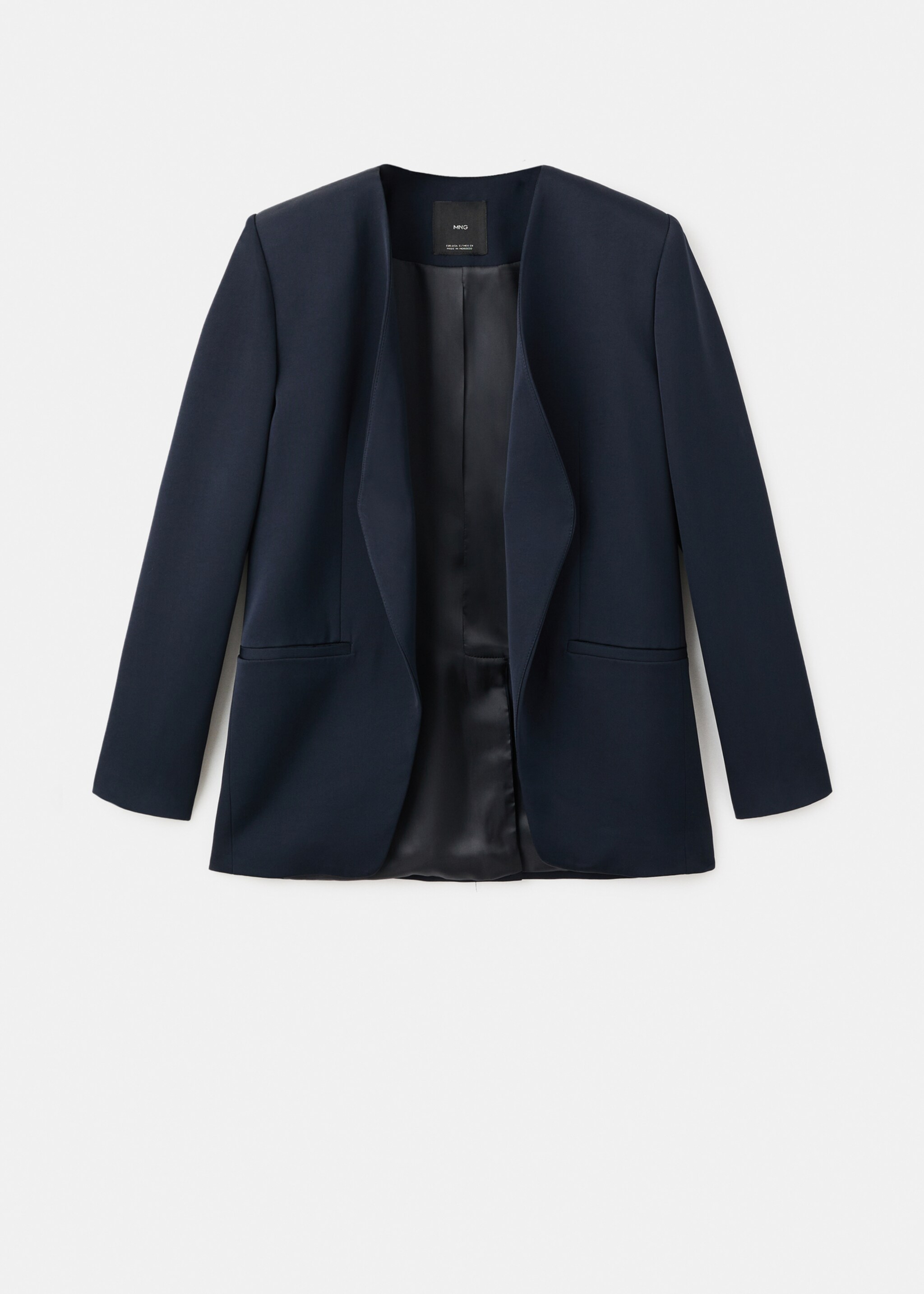Double-breasted suit jacket - Article without model, Navy. Ref: 17044147-00.