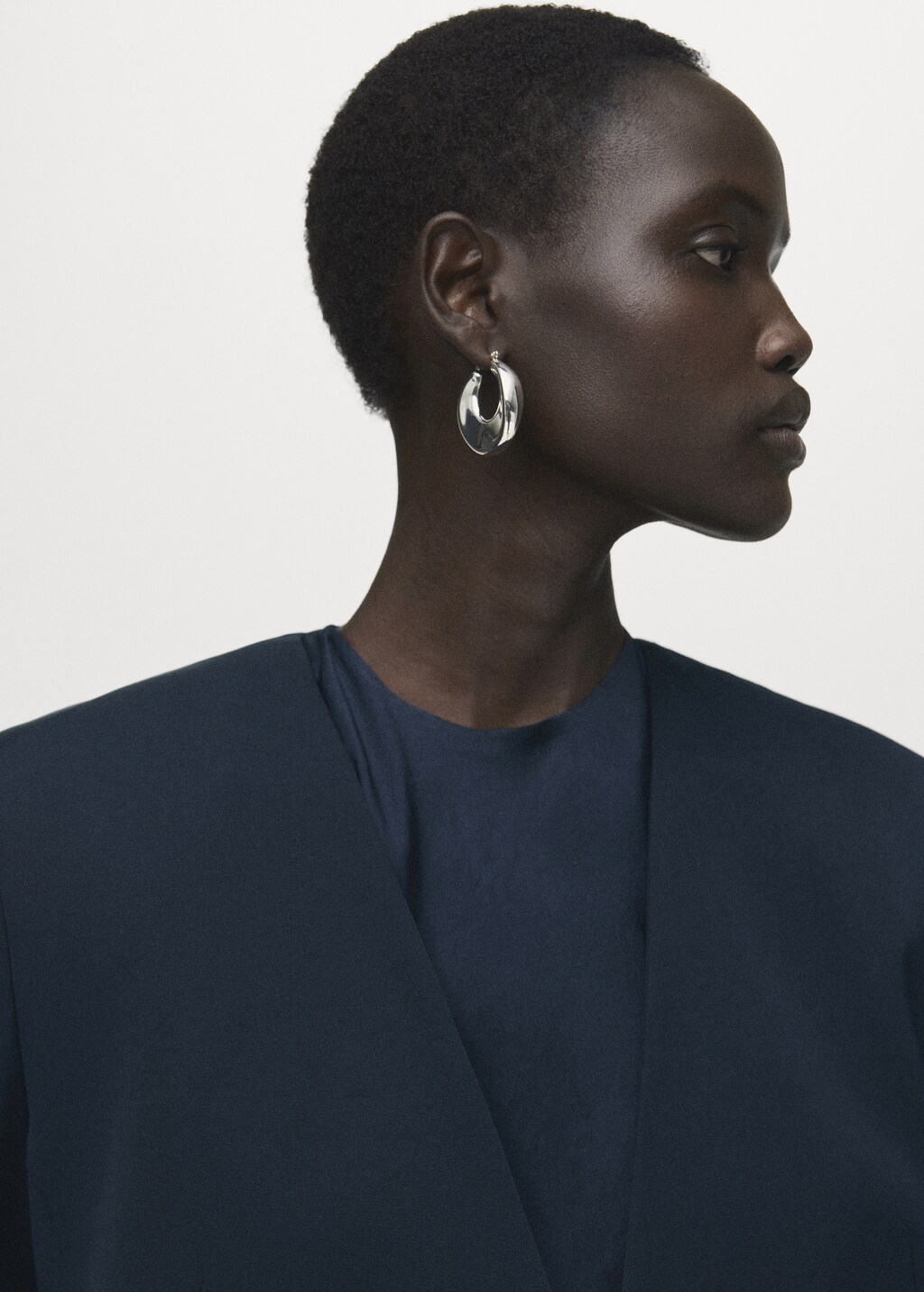 Mango Double-breasted suit blazer