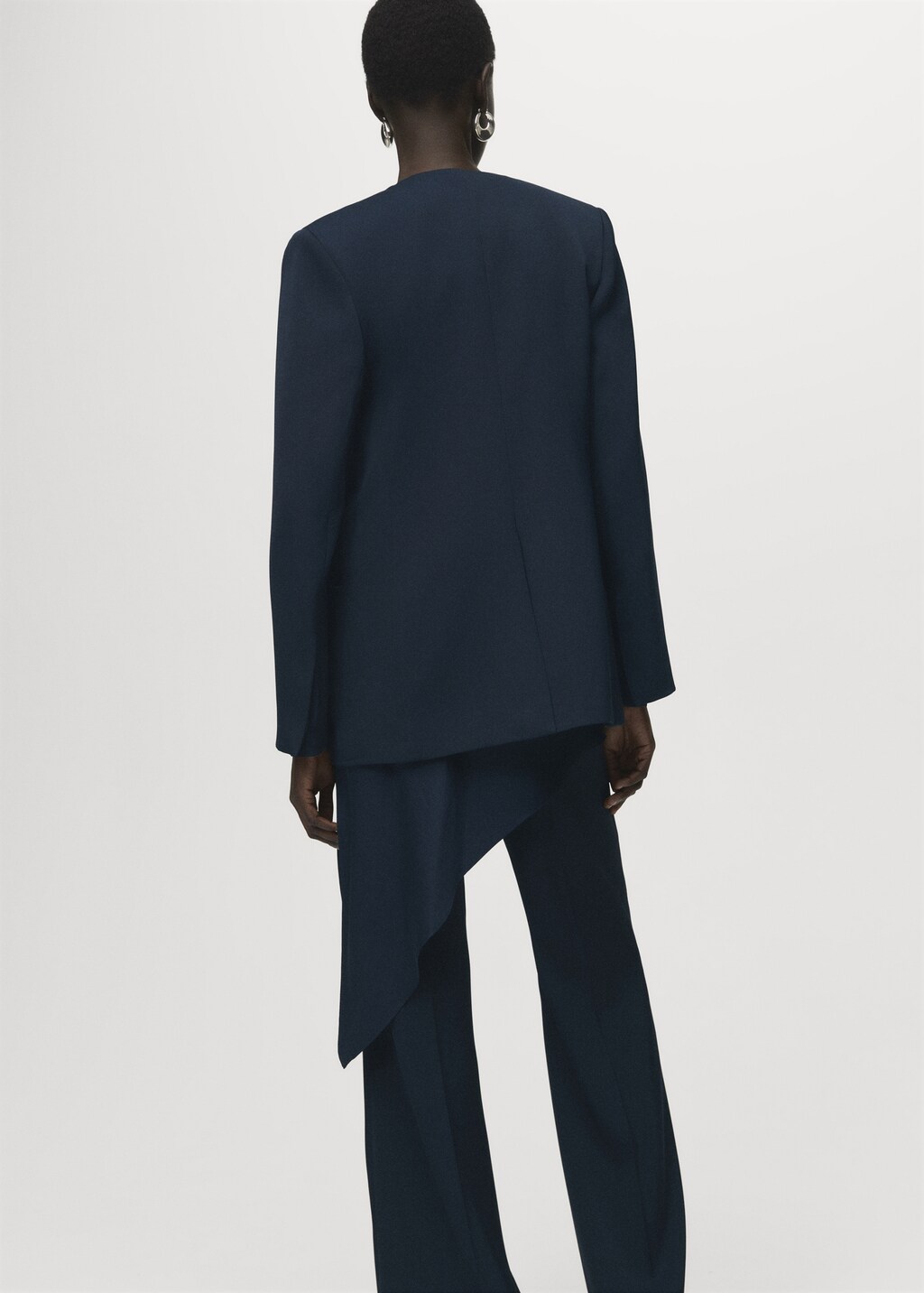 Mango Double-breasted suit blazer