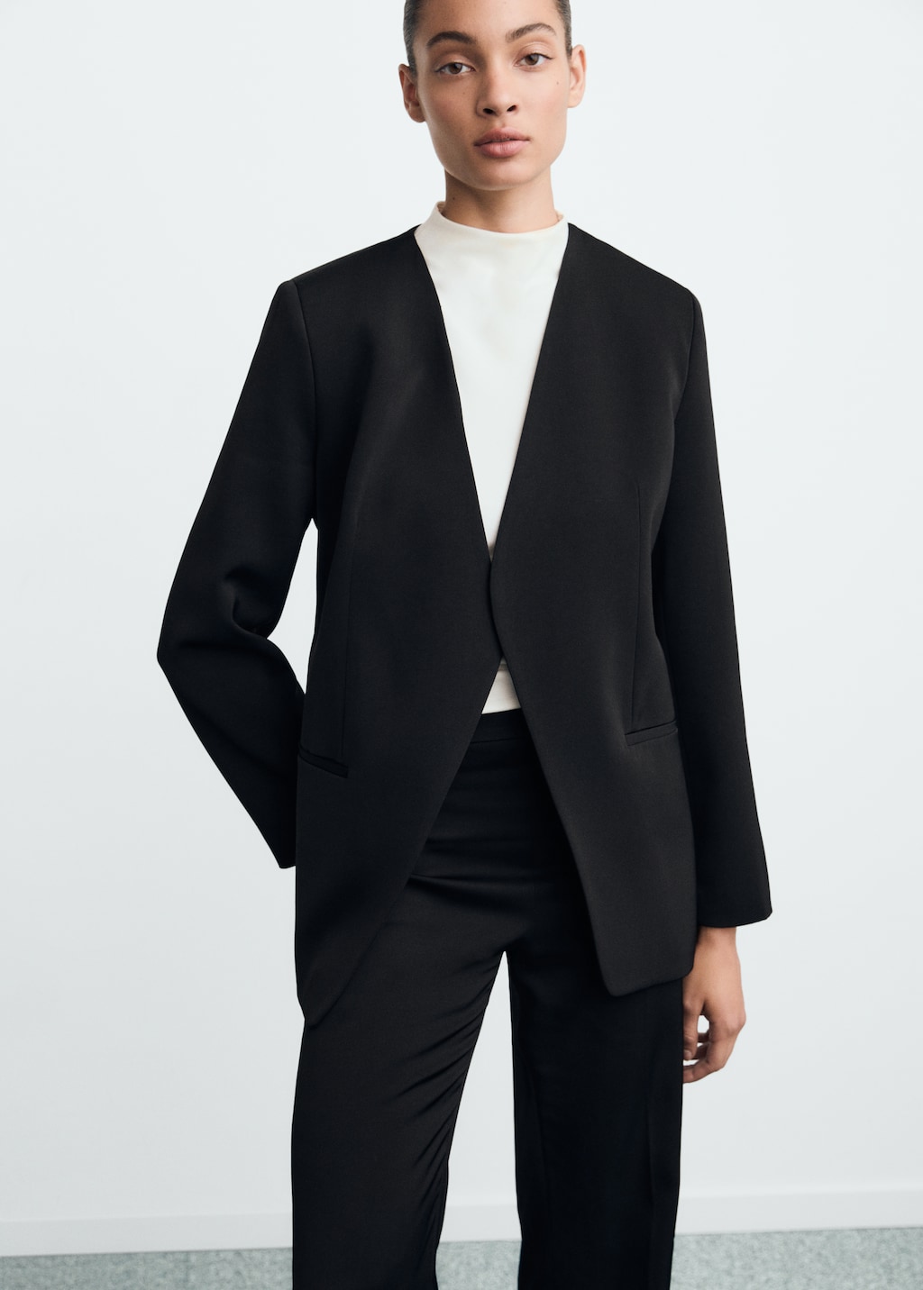 MUZE×el conducotrH DOUBLE BREASTED JKT Double-breasted suit jacket - Women | MANGO USA