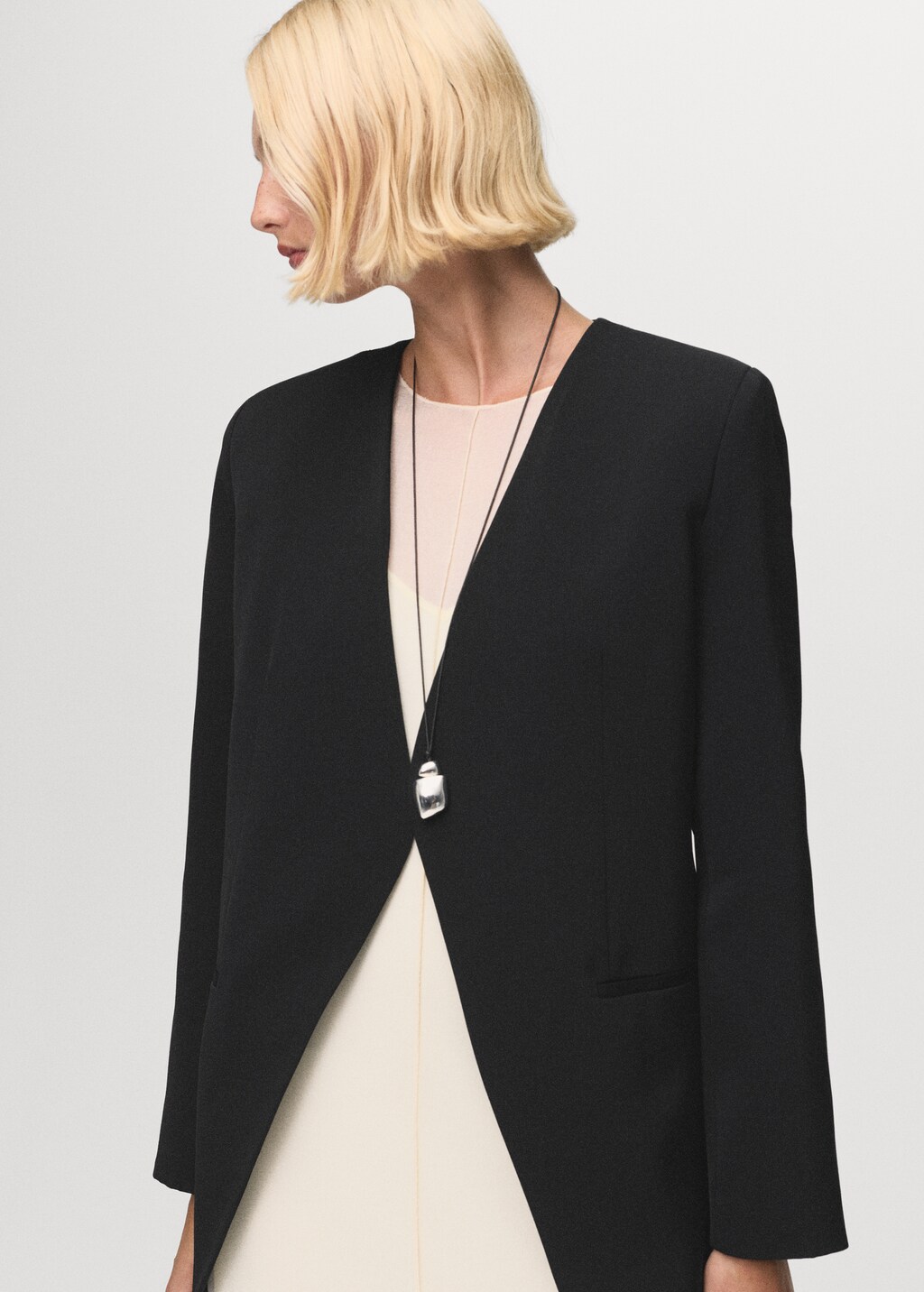 Double-breasted suit jacket - Women | MANGO Rwanda