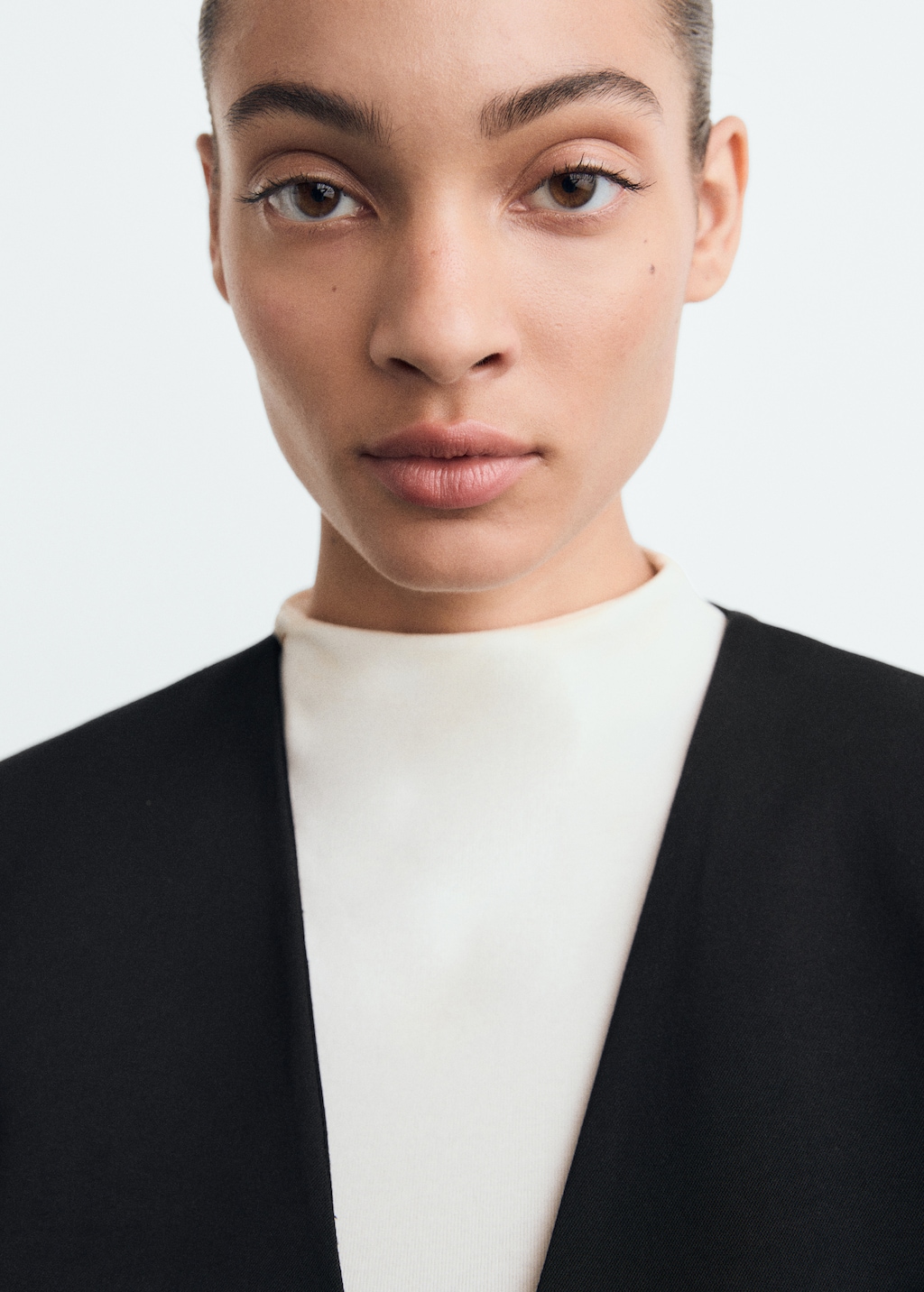 MUZE×el conducotrH DOUBLE BREASTED JKT Double-breasted knitted jacket - Women | MANGO USA